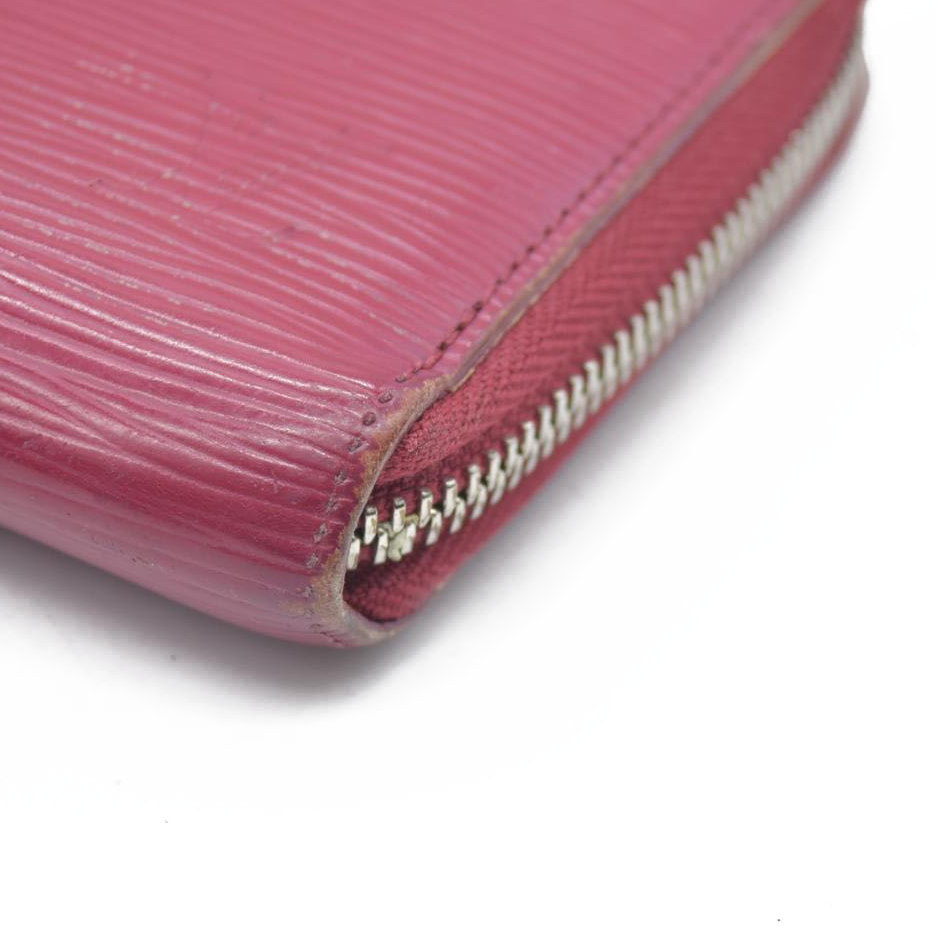 $965 Louis Vuitton Epi Leather Zippy Zip Around Long Wallet Purse MI4101