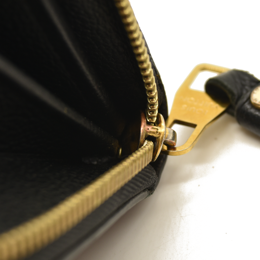 Louis Vuitton  Empreinte Zippy Wallet Black SP4178 with box