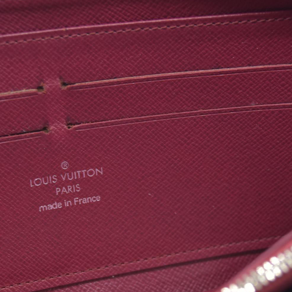 $965 Louis Vuitton Epi Leather Zippy Zip Around Long Wallet Purse MI4101