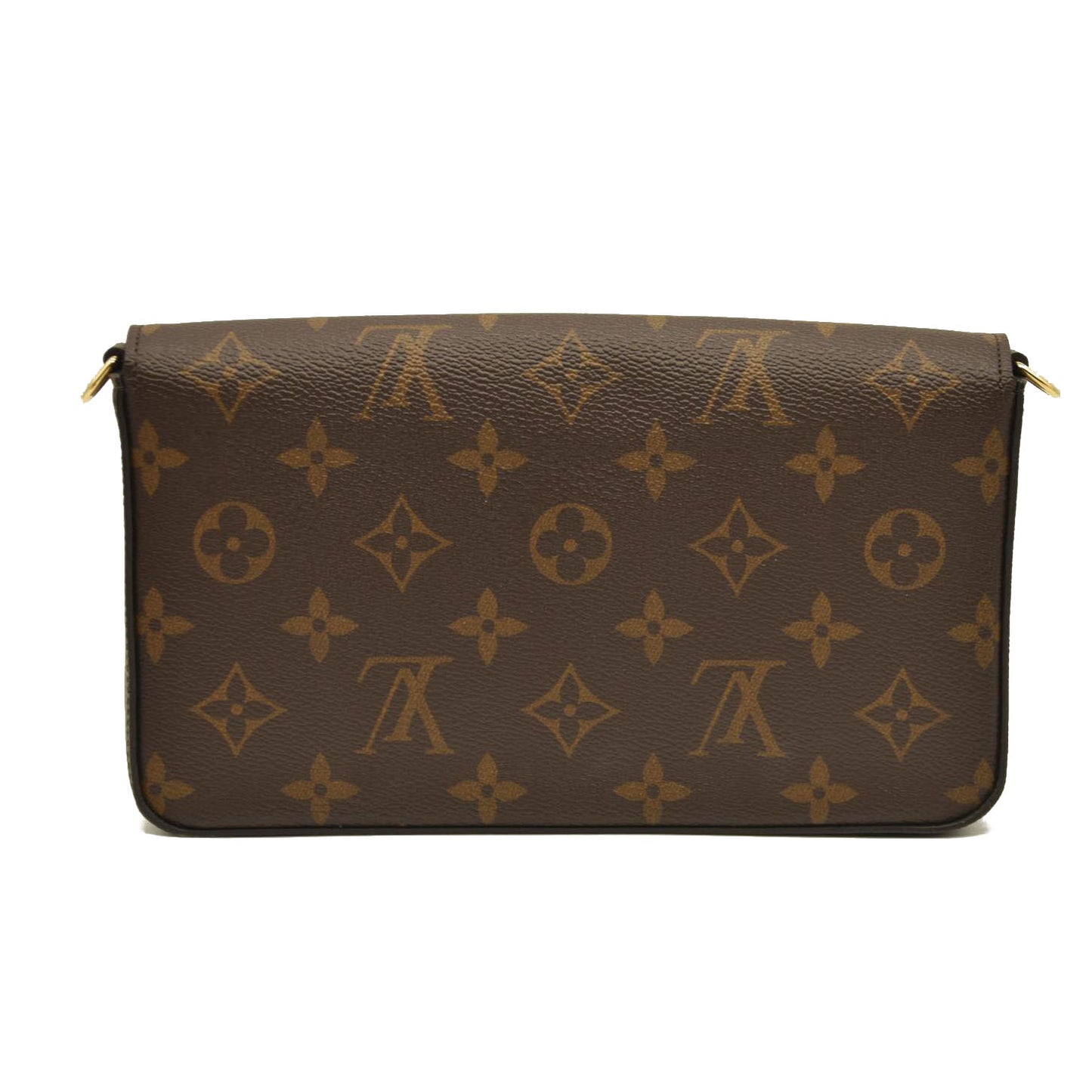 Louis Vuitton  Monogram Pochette Felicie Chain Wallet Fuchsia