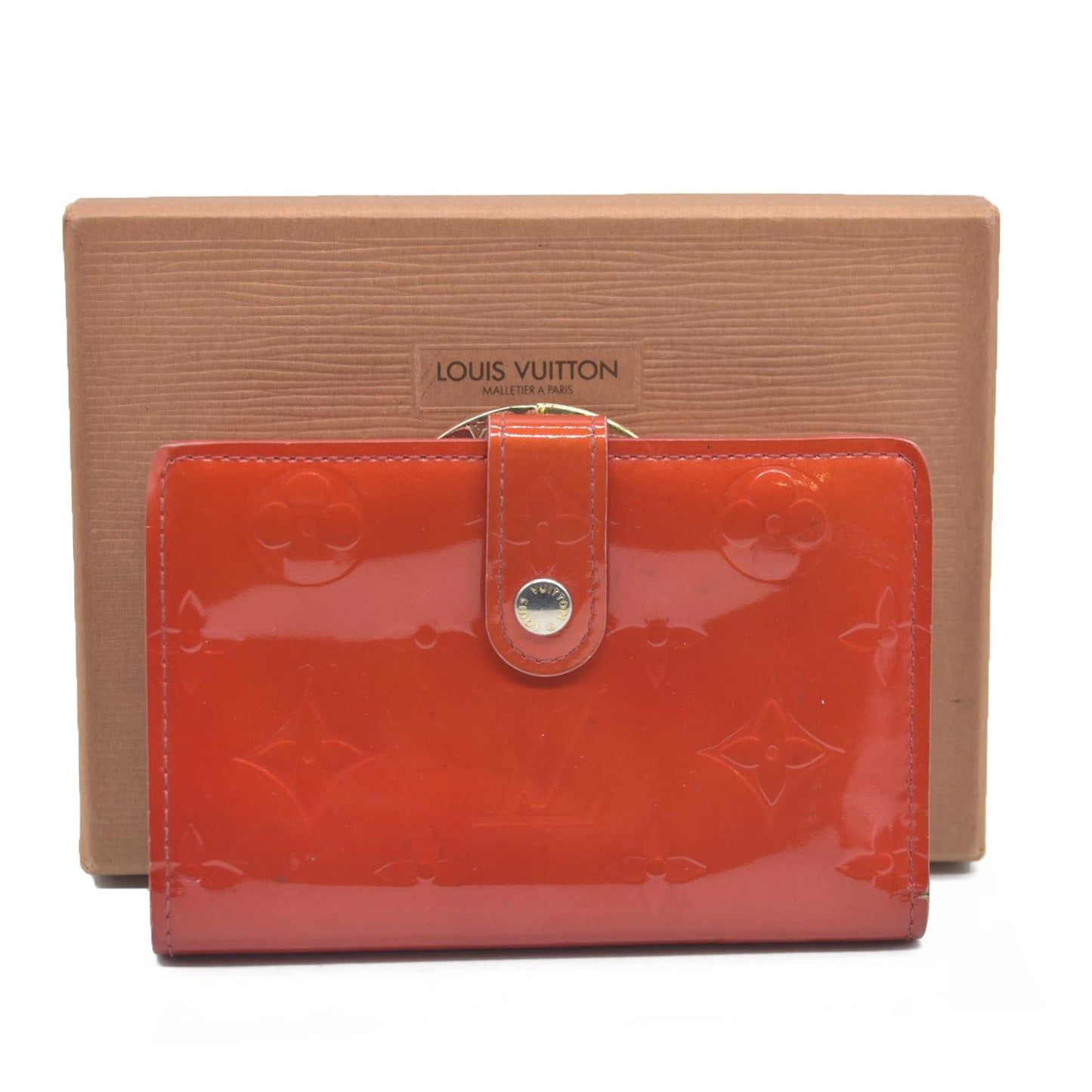 Louis Vuitton LV Monogram Vernis Patent Leather French Purse