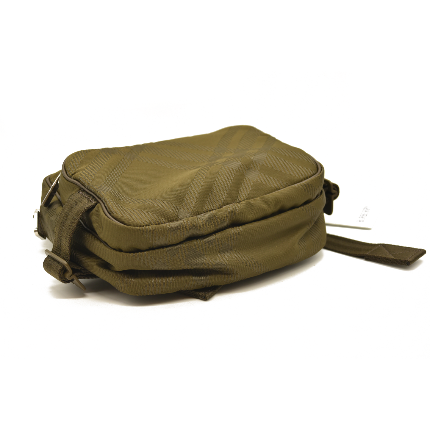 $1350 Burberry Check Jacquard Pocket Crossbody Bag Computer Bag