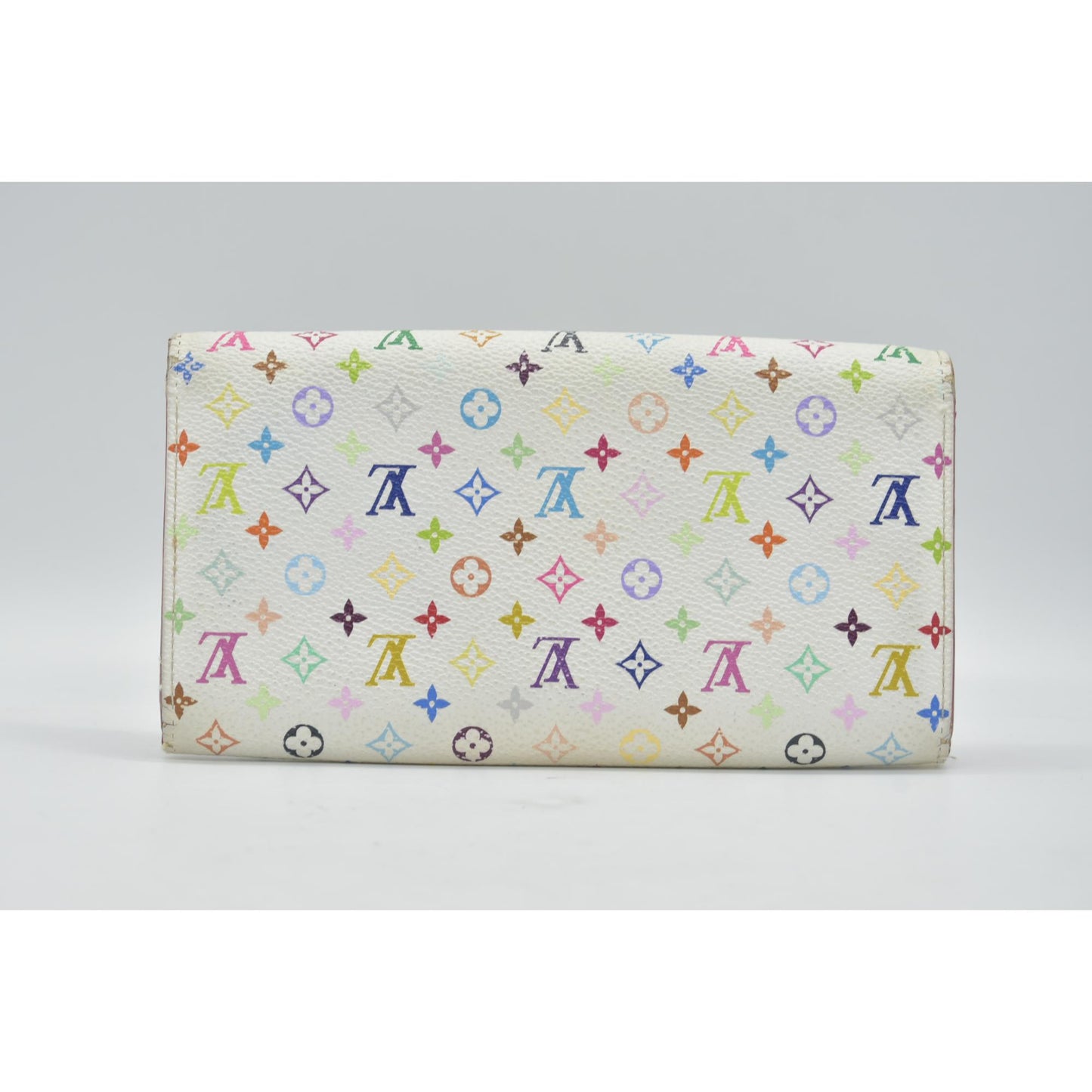 $850 Louis Vuitton Monogram Multicolor Sarah Long Wallet CONSIGNMENT