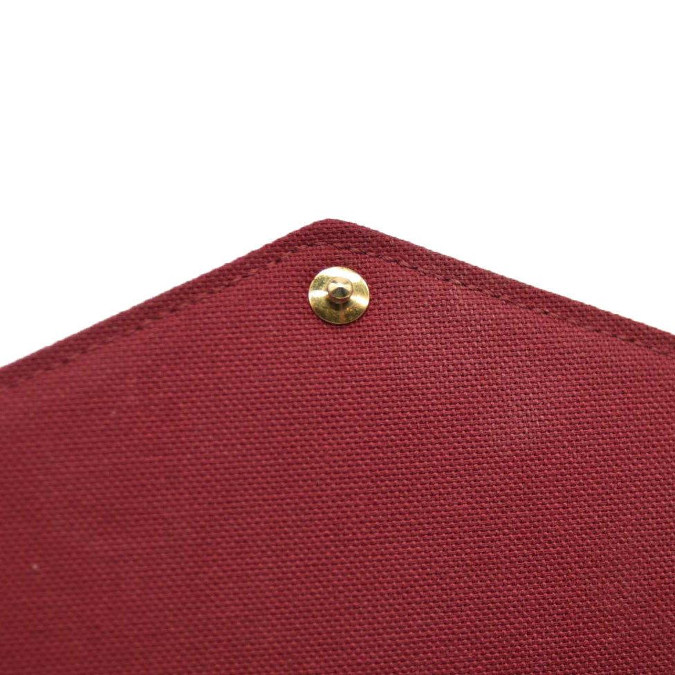 Louis Vuitton  Monogram Pochette Felicie Chain Wallet Fuchsia