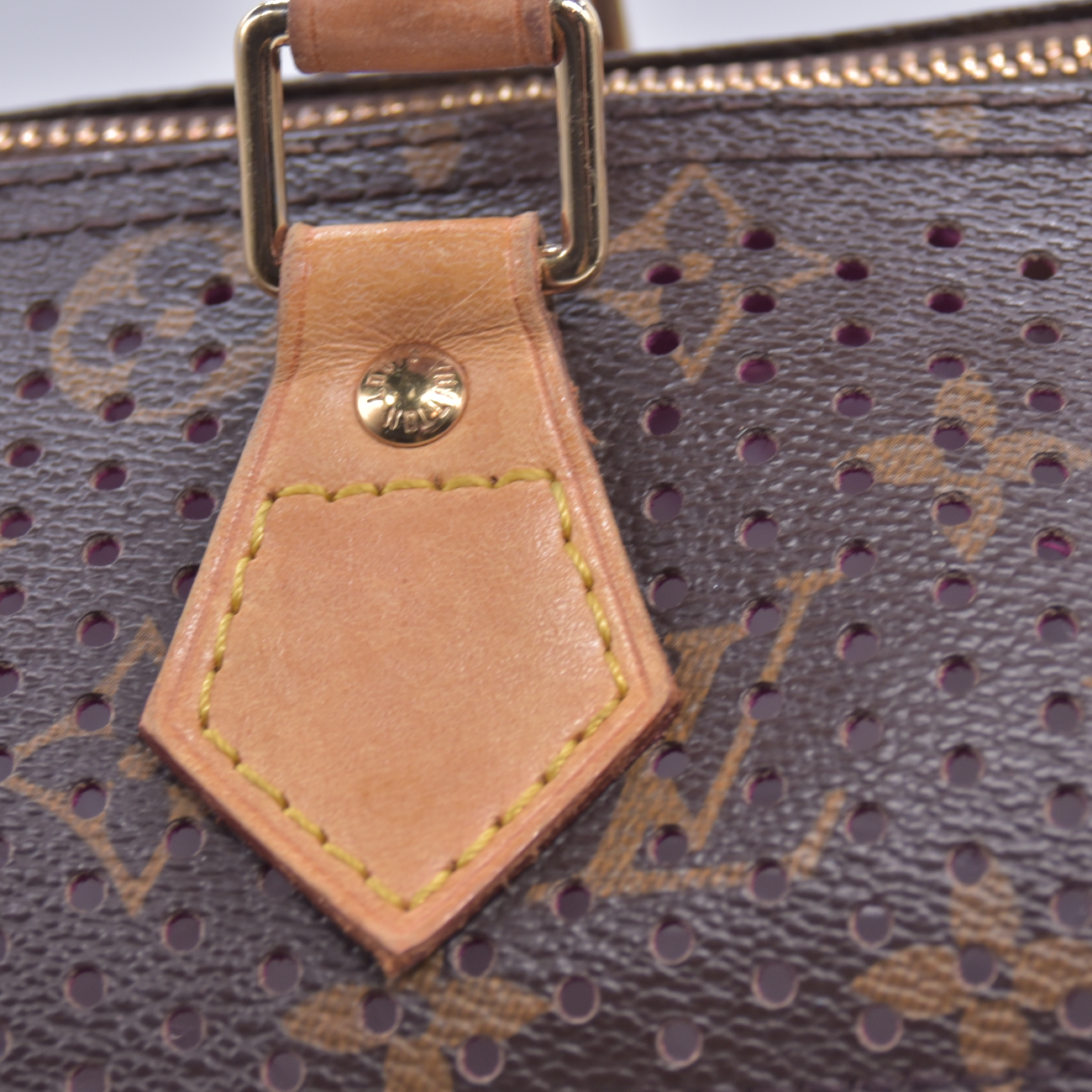 $2025 2006 Louis Vuitton Monogram Perforated Speedy 30 Fuchsia AR0026