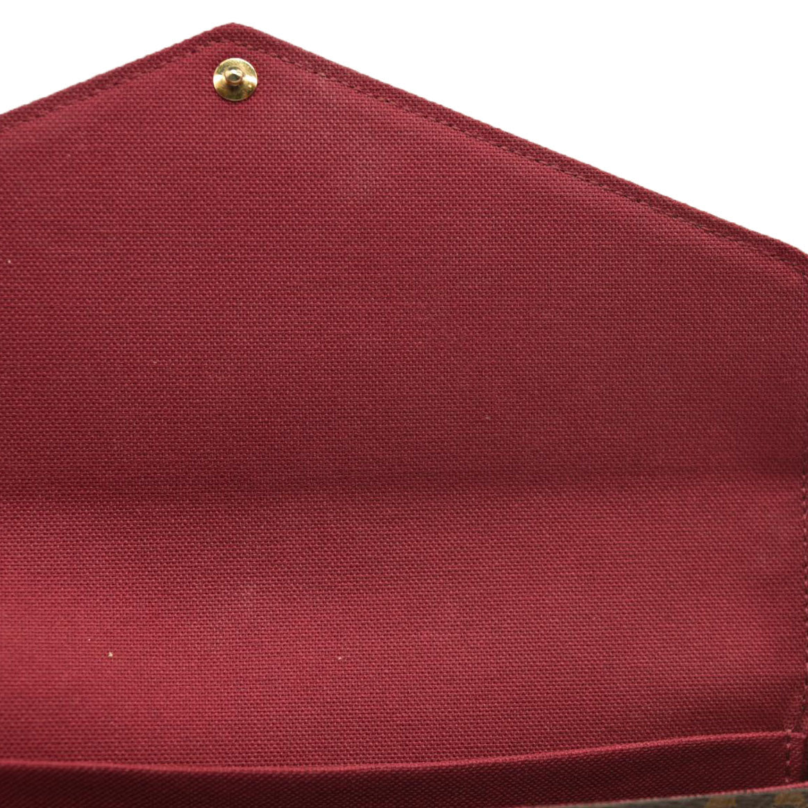 Louis Vuitton  Monogram Pochette Felicie Chain Wallet Fuchsia