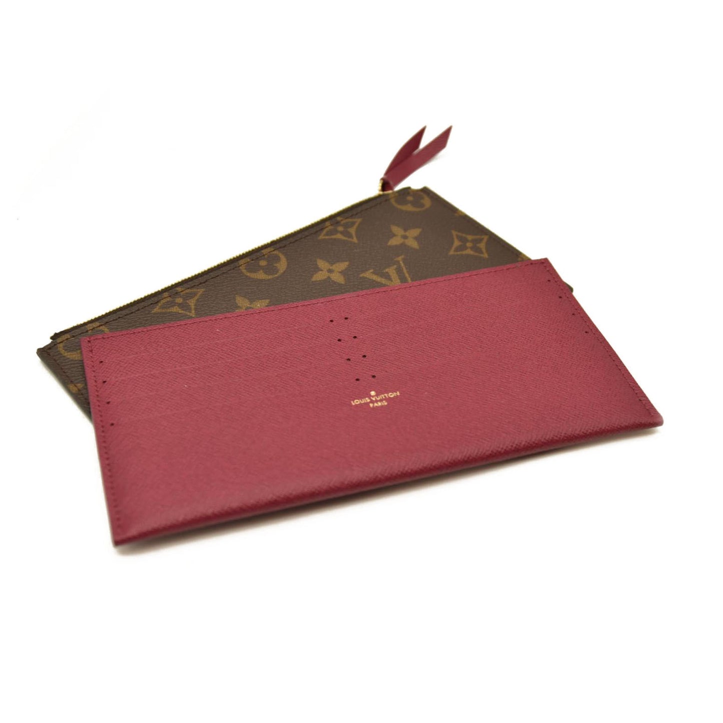 Louis Vuitton  Monogram Pochette Felicie Chain Wallet Fuchsia