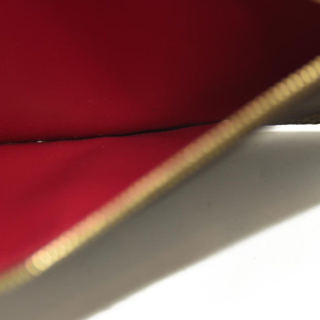 Louis Vuitton  Monogram Pochette Felicie Chain Wallet Fuchsia