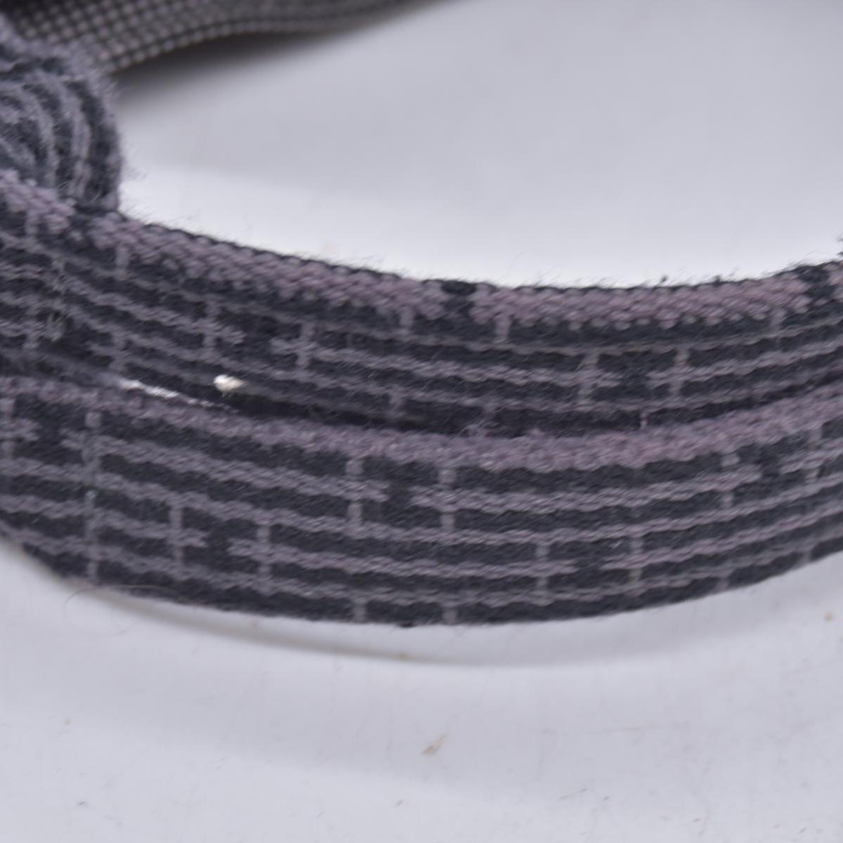 $850 HERMES Herline MM Grey Canvas Tote Bag CONSIGNMENT 10021621