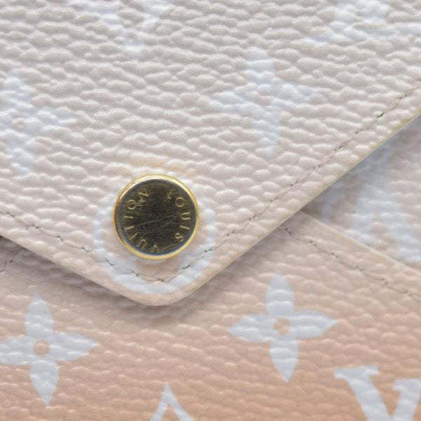 AUCTION $600 Louis Vuitton  Monogram By The Pool Small Kirigami Pochette Insert Brume