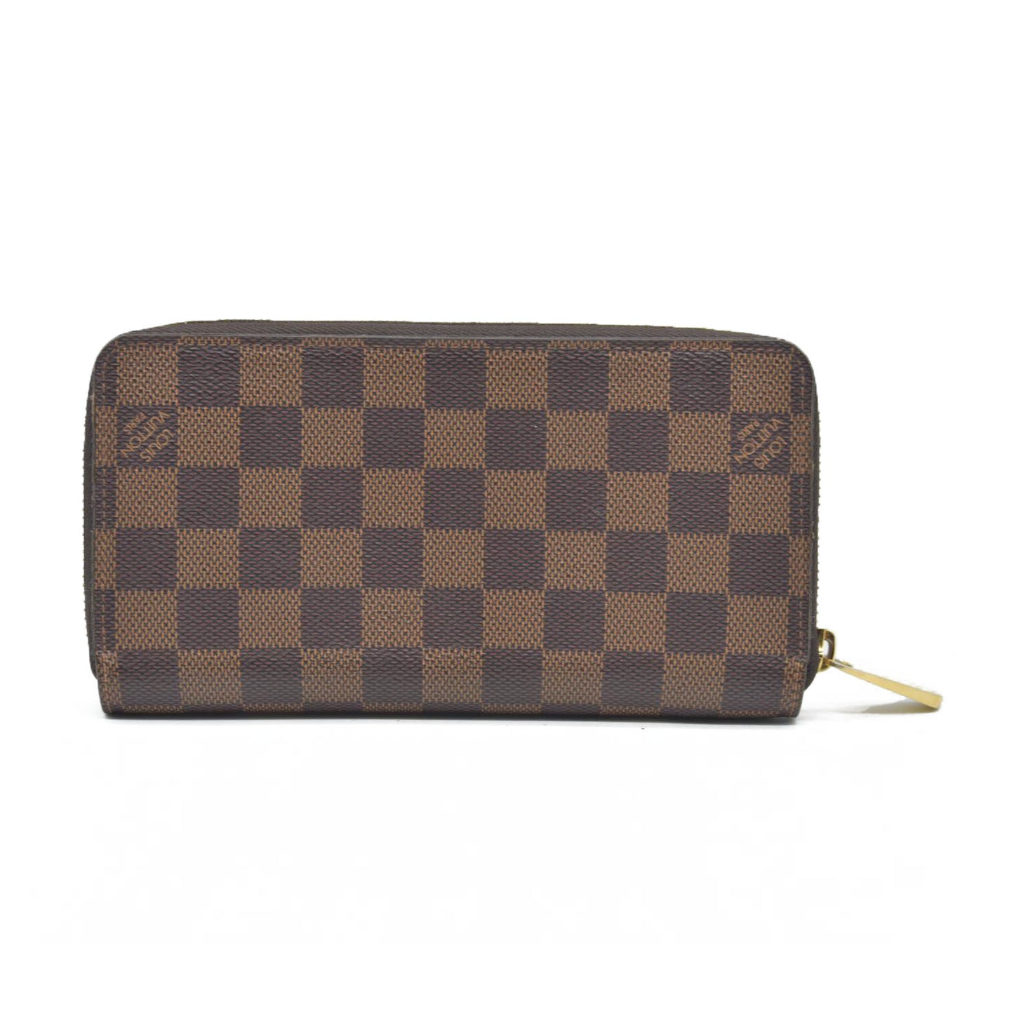 $915 2021 Louis Vuitton  Damier Ebene Zippy Wallet MI0231