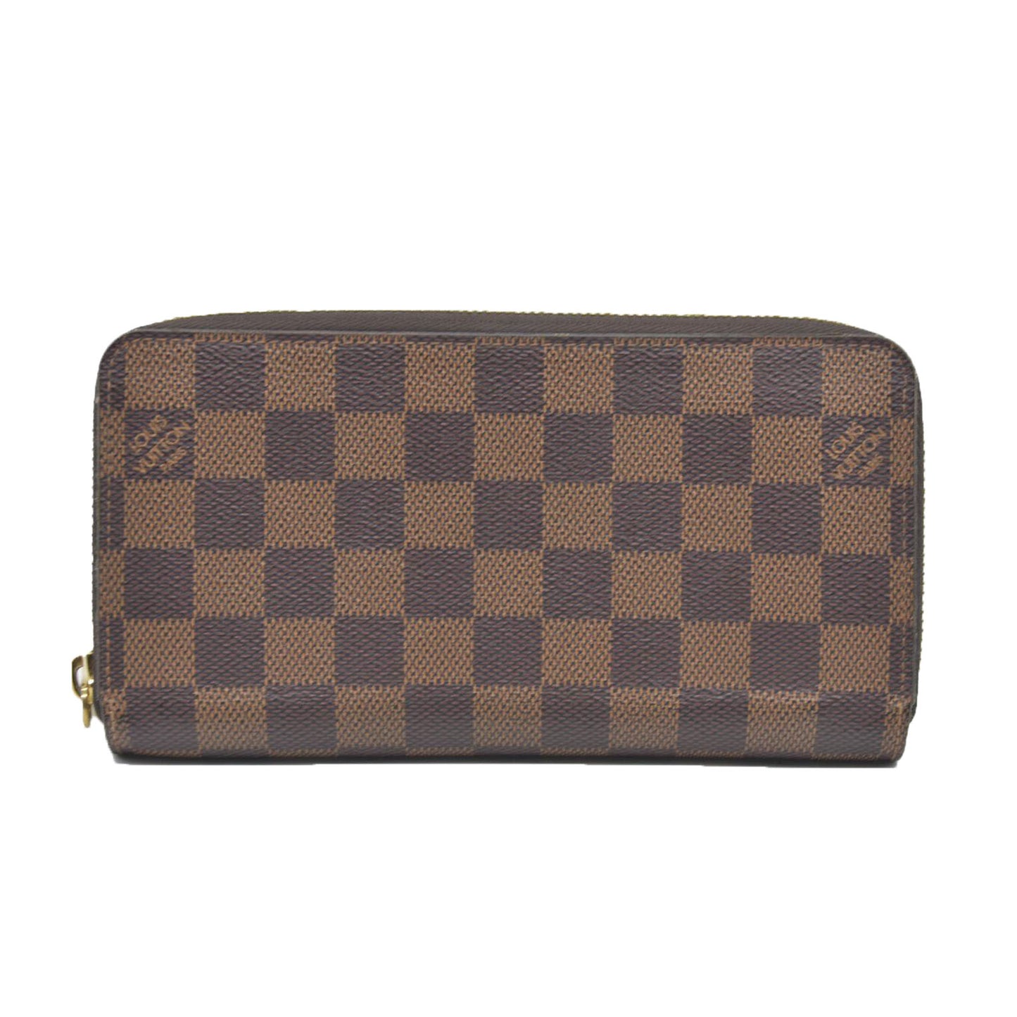 $915 2021 Louis Vuitton  Damier Ebene Zippy Wallet MI0231