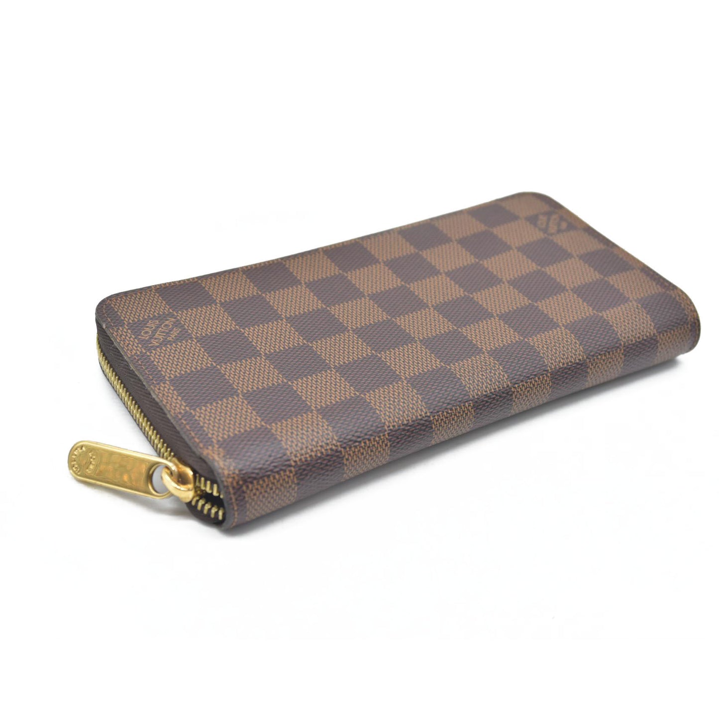 $915 2021 Louis Vuitton  Damier Ebene Zippy Wallet MI0231