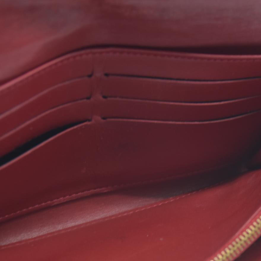 $725 Louis Vuitton Monogram Vernis Porte Feuille Sarah Long Bifold Wallet TH4079