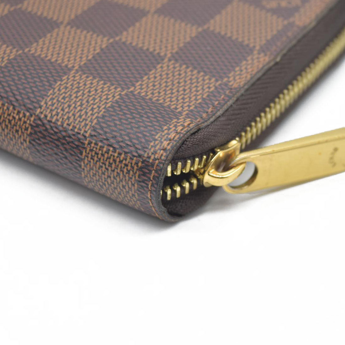 $915 2021 Louis Vuitton  Damier Ebene Zippy Wallet MI0231