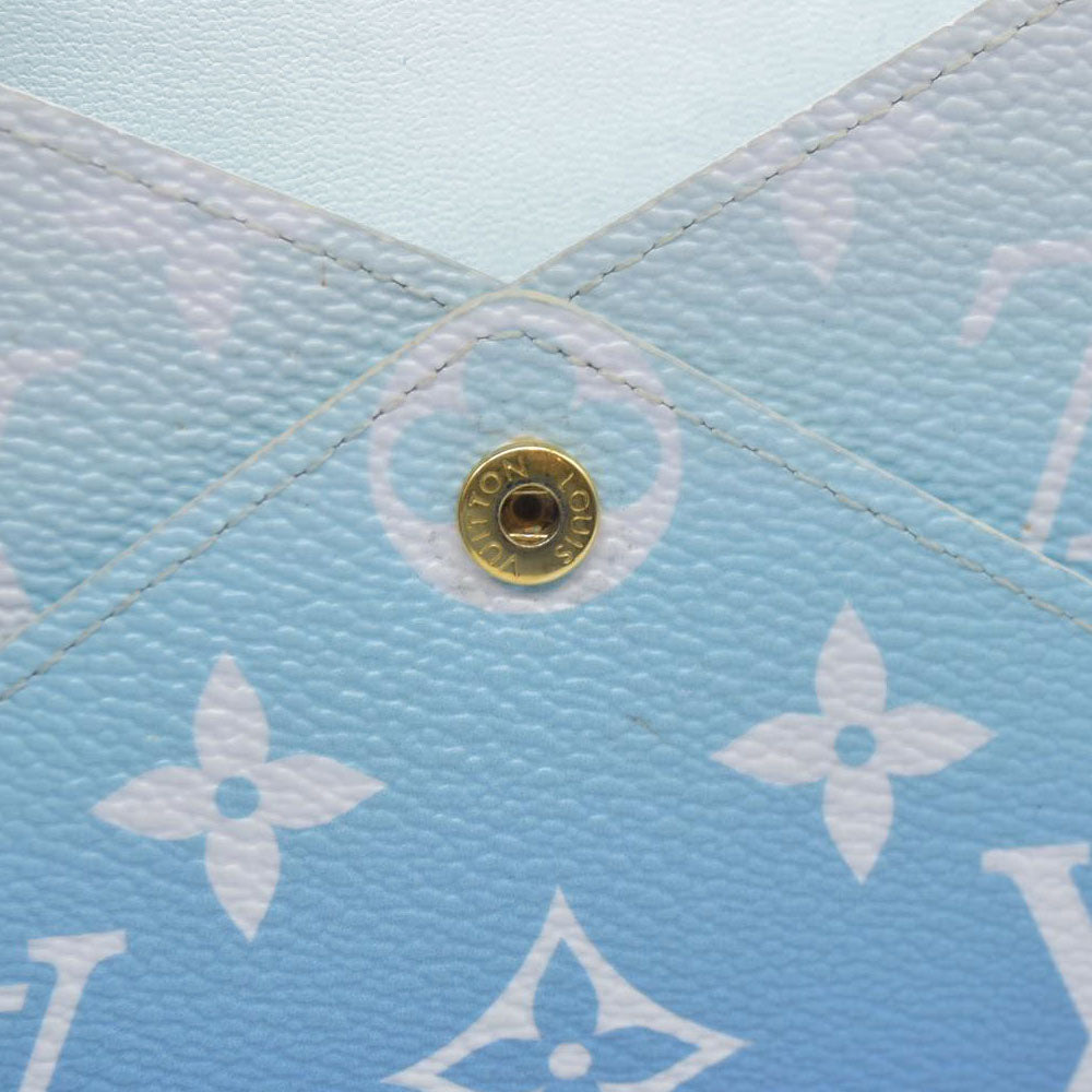 AUCTION $700 Louis Vuitton  Monogram Giant By The Pool Medium Kirigami Pochette Insert Blue