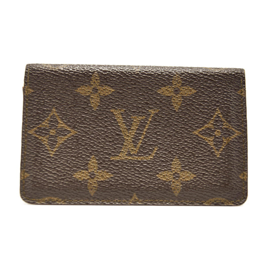 LOUIS VUITTON Monogram Pochette Cartes Visite Business Card Holder