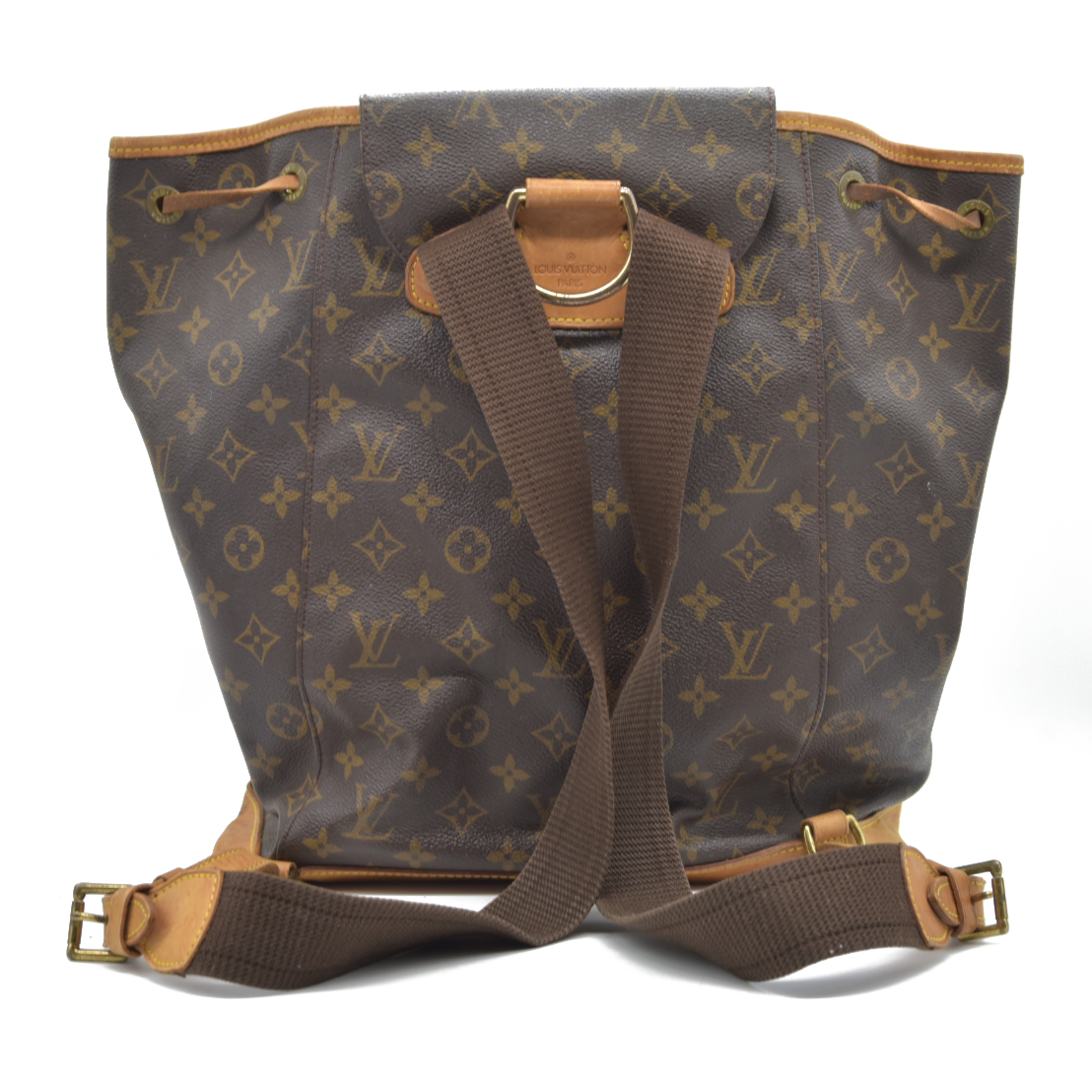 $3100 Louis Vuitton Monogram Montsouris GM Backpack MI0040