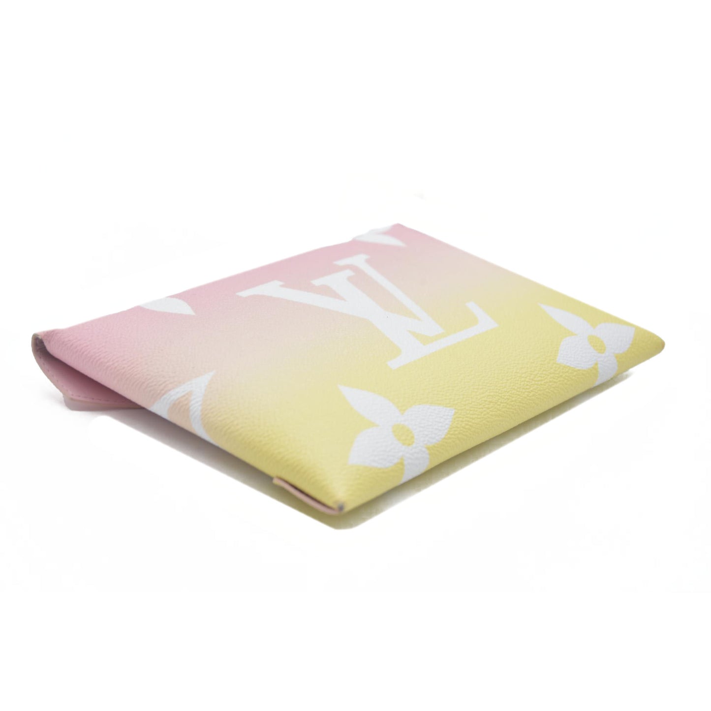 AUCTION $1020 Louis Vuitton  Monogram Giant By The Pool Large Kirigami Pochette Pink