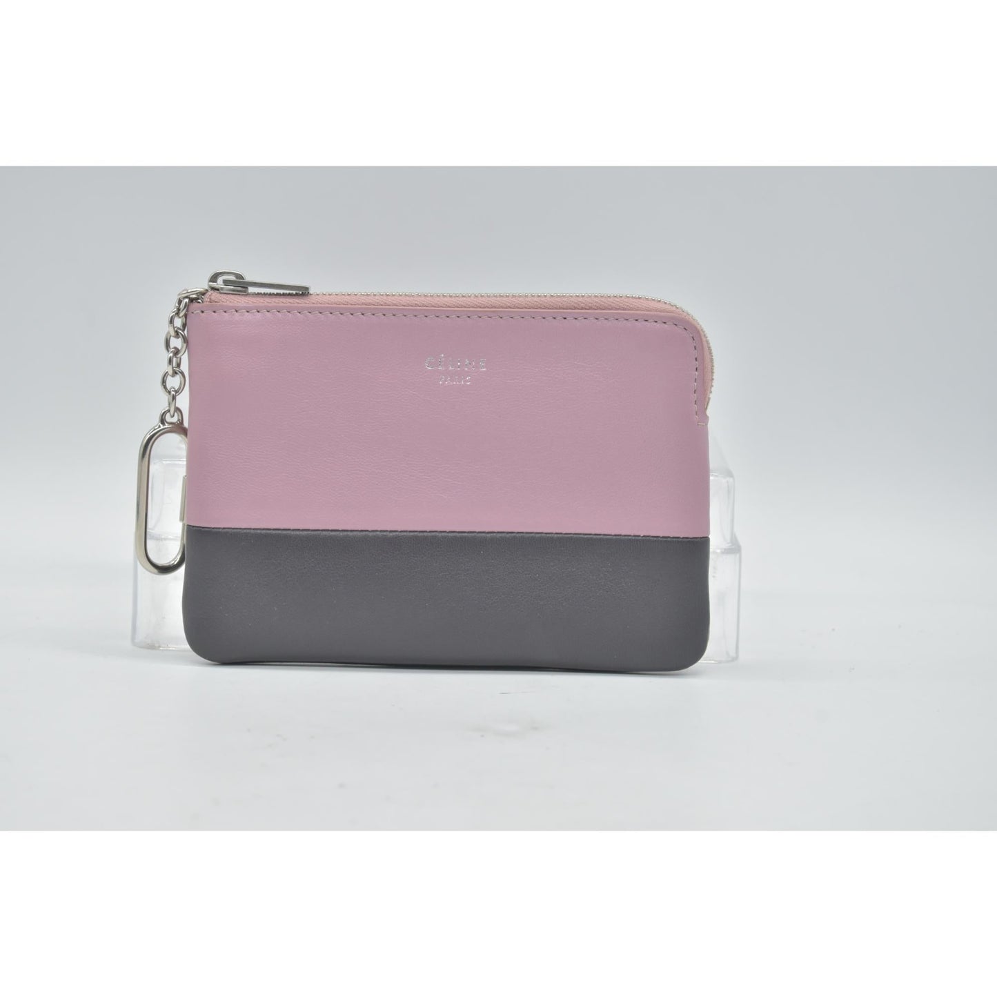 Celine  2018 Bicolor Solo Key Pouch Wallet CONSIGNMENT
