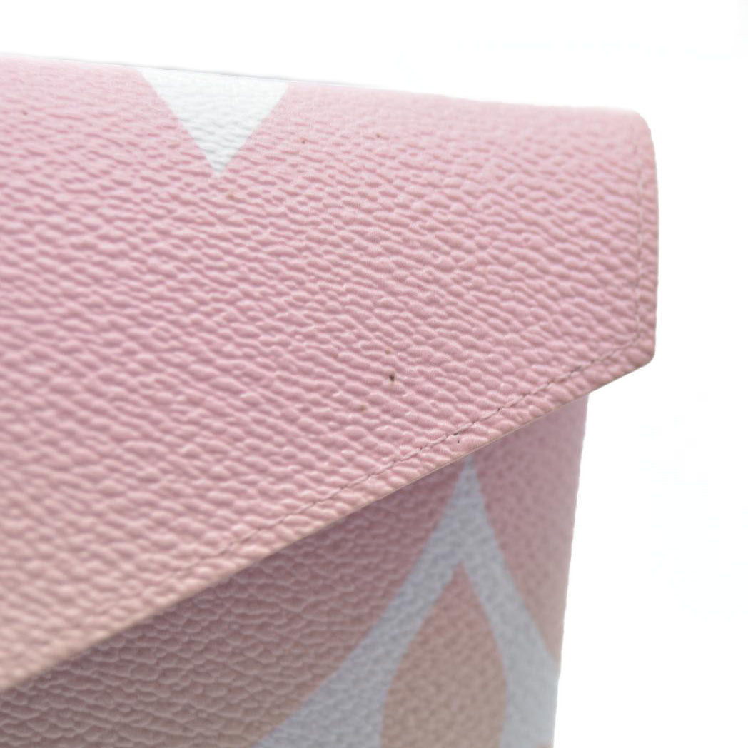 AUCTION $1020 Louis Vuitton  Monogram Giant By The Pool Large Kirigami Pochette Pink