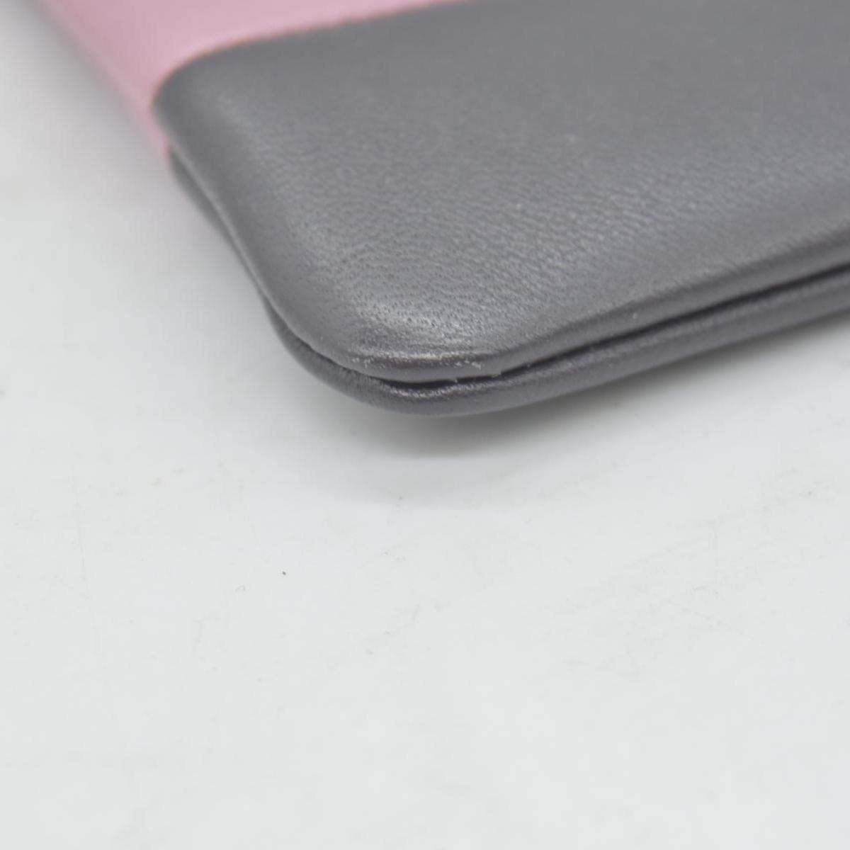 $540 Celine  2018 Bicolor Solo Key Pouch Wallet CONSIGNMENT