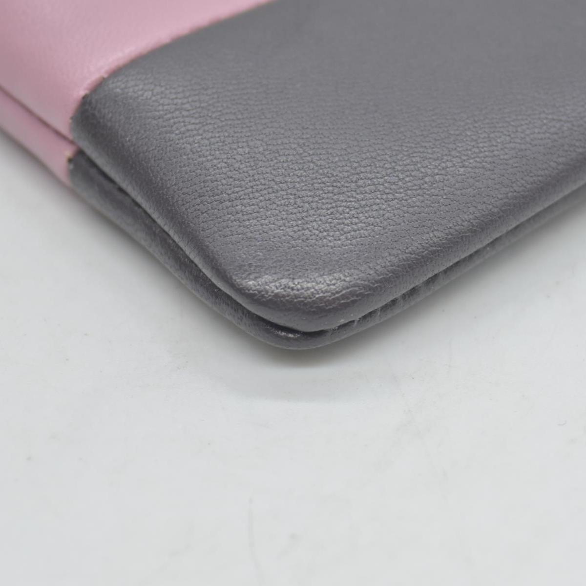 Celine  2018 Bicolor Solo Key Pouch Wallet CONSIGNMENT