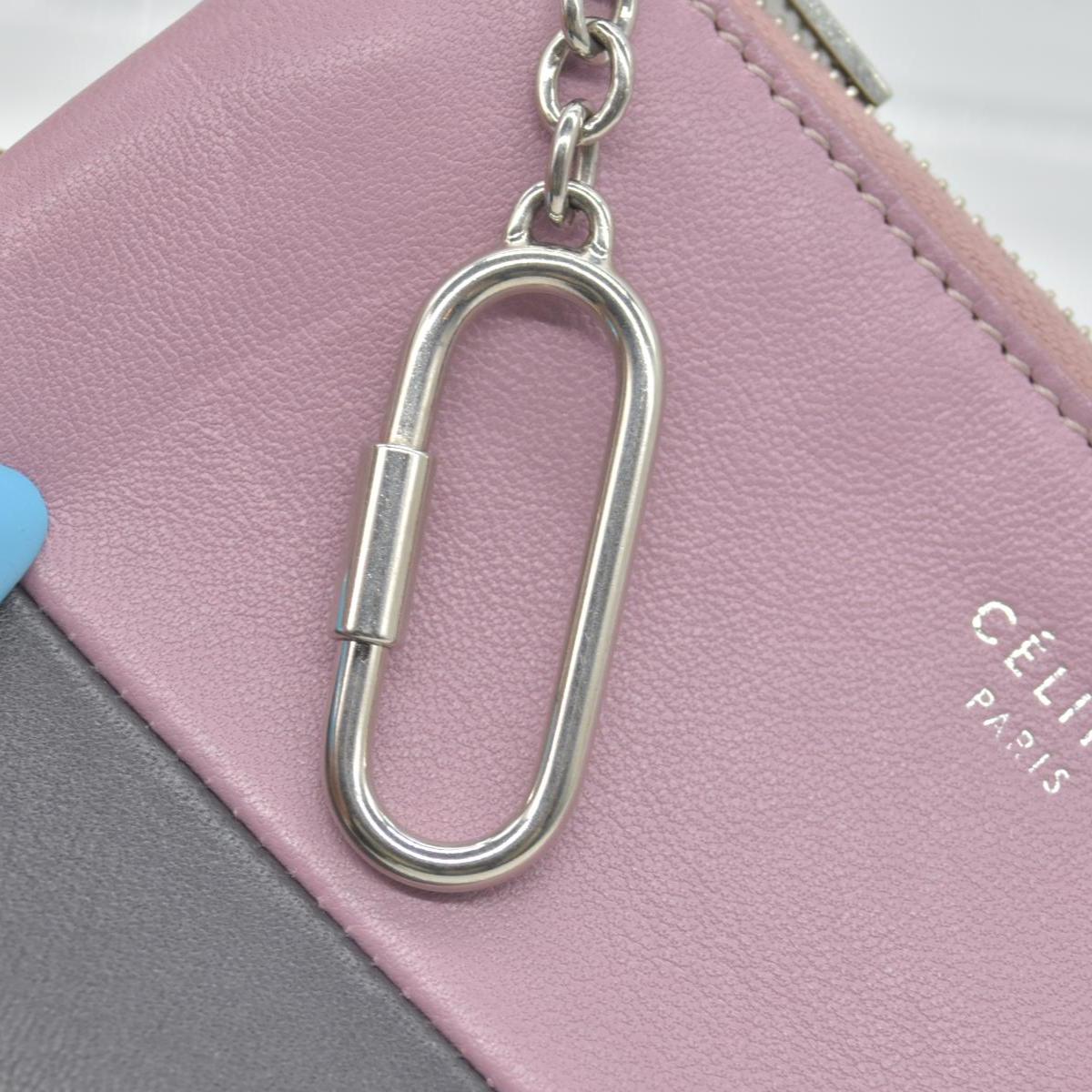 Celine  2018 Bicolor Solo Key Pouch Wallet CONSIGNMENT
