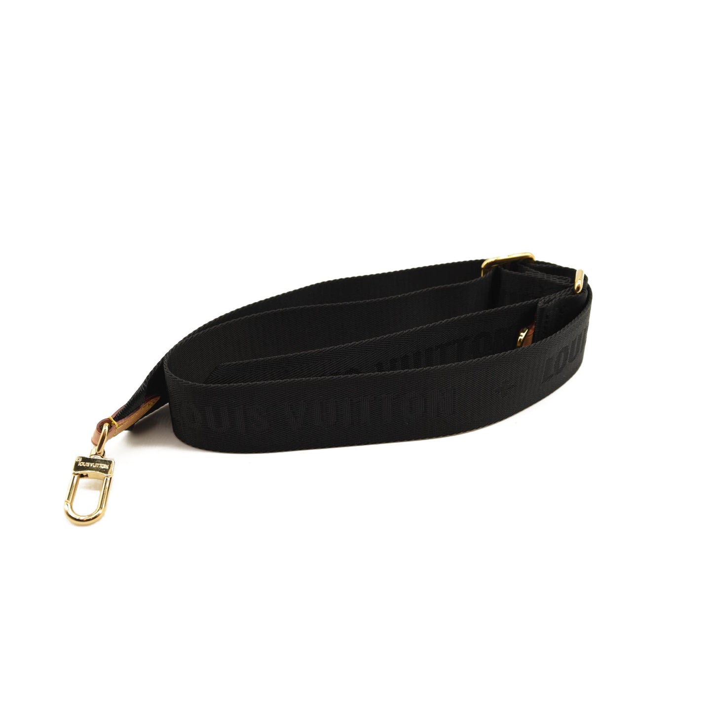 LOUIS VUITTON Monogram Multi Pochette Accessories Bandouliere Shoulder Strap Black