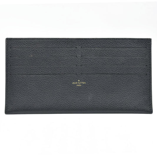 $1720  LOUIS VUITTON  Epi Pochette Felicie Black Noir Card Holder Pouch