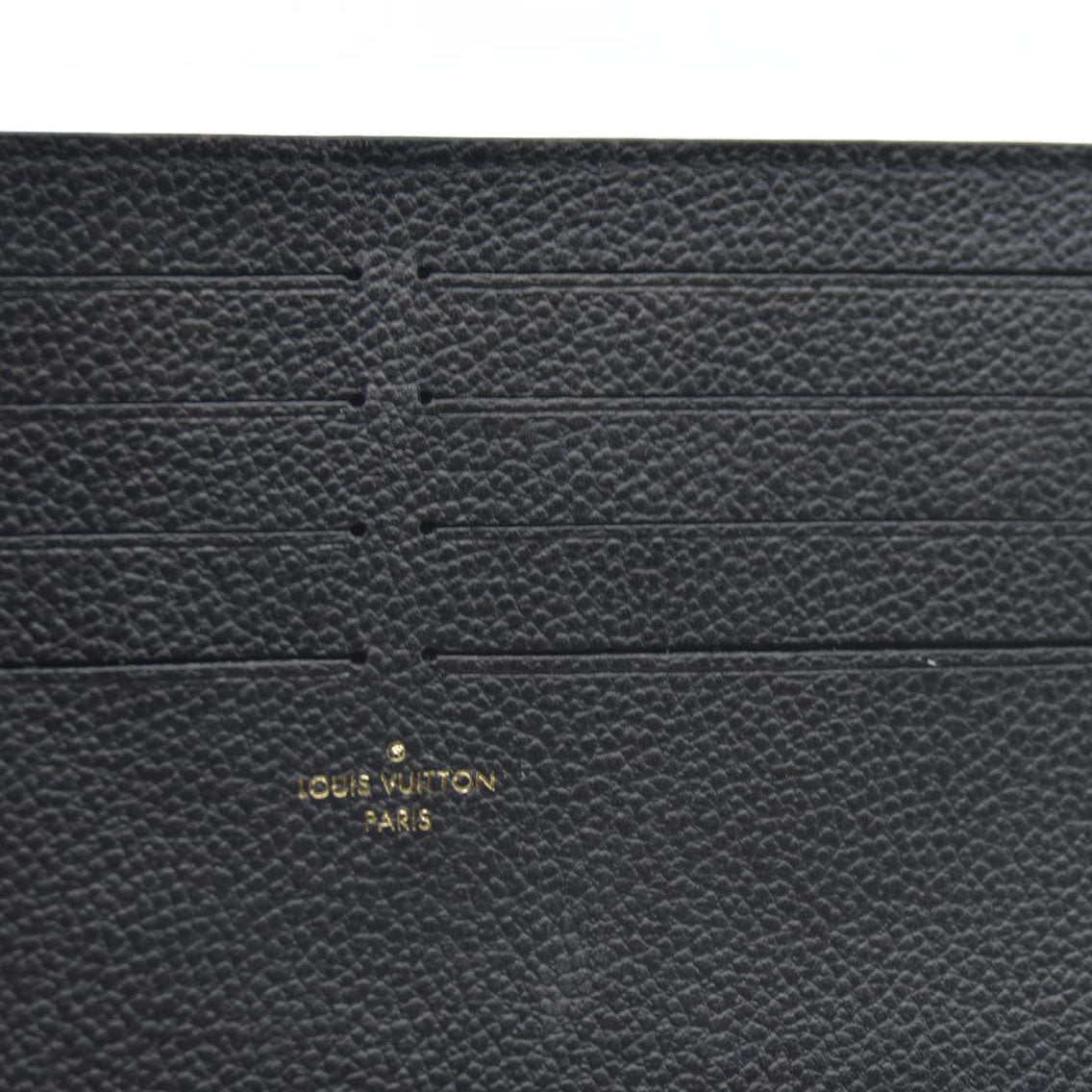 $1720  LOUIS VUITTON  Epi Pochette Felicie Black Noir Card Holder Pouch