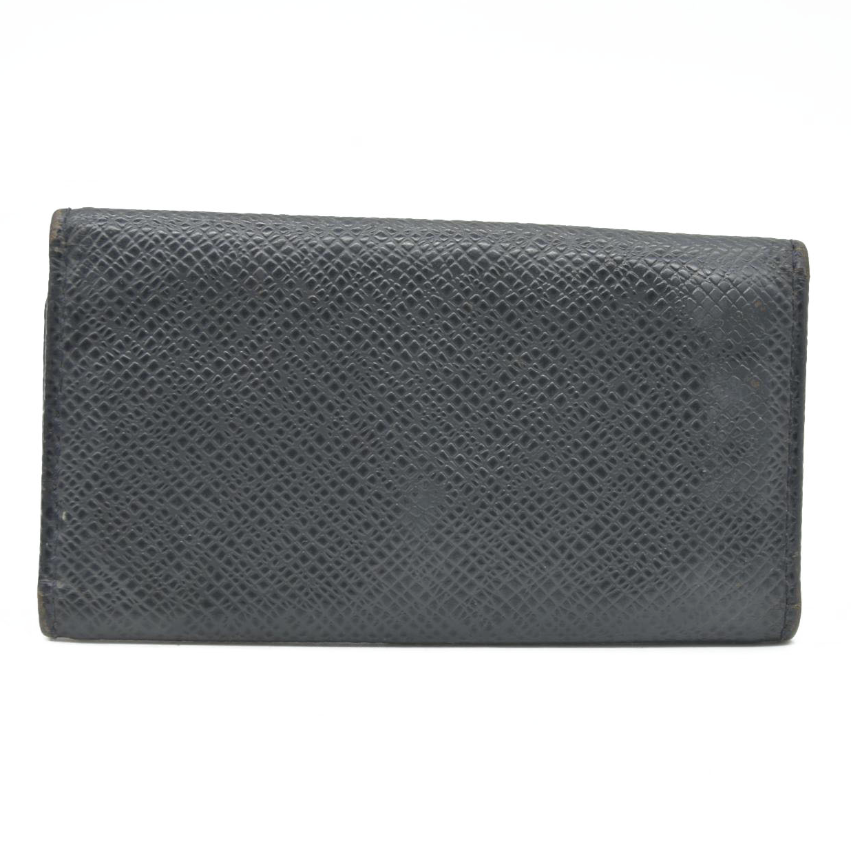 $345 Louis Vuitton Taiga Leather Multicles 4 Ring Key Case Ardoise CA1025