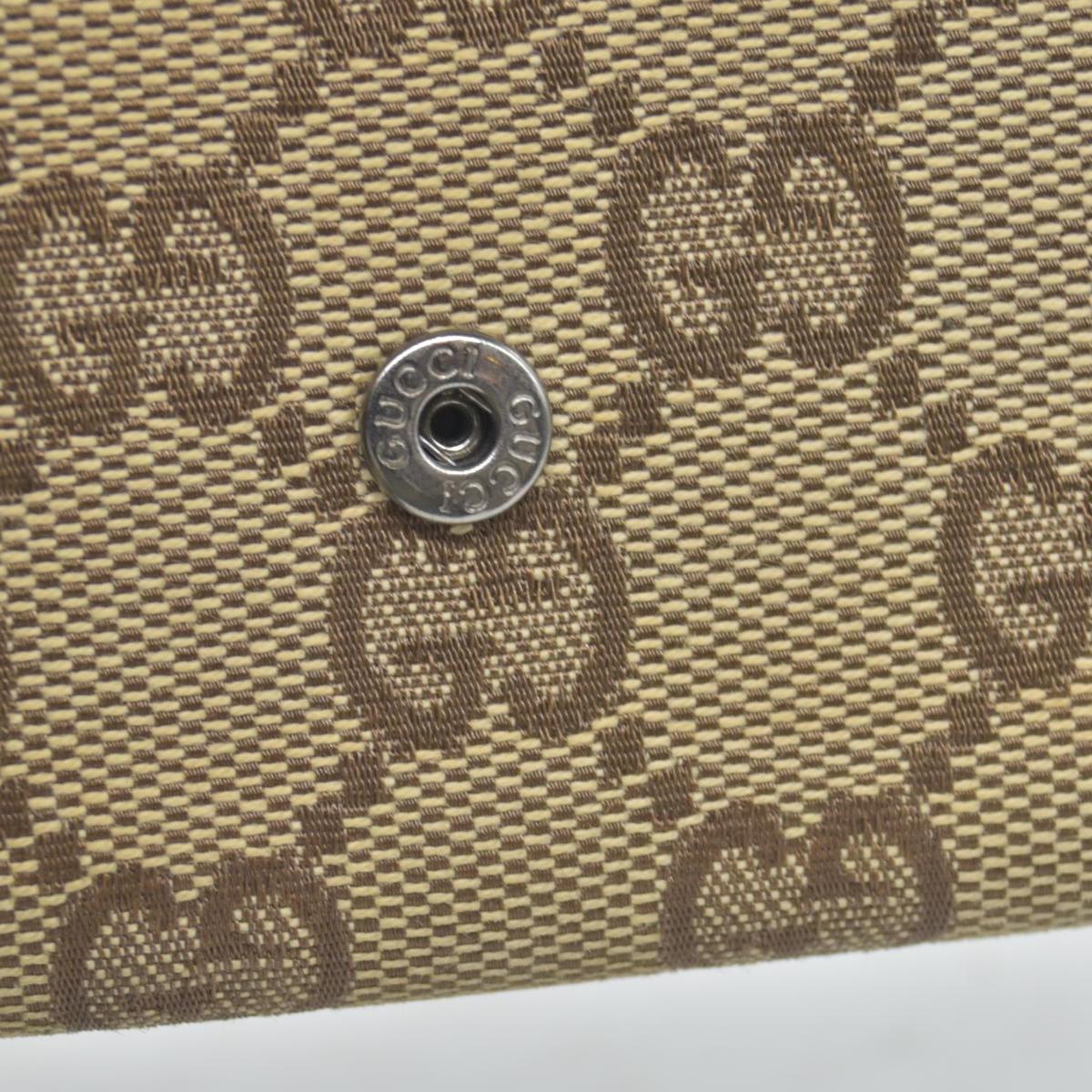 GUCCI Monogram 6 Key Holder Case Dark Brown GG Wallet Canvas Signature Logo CONSIGNMENT