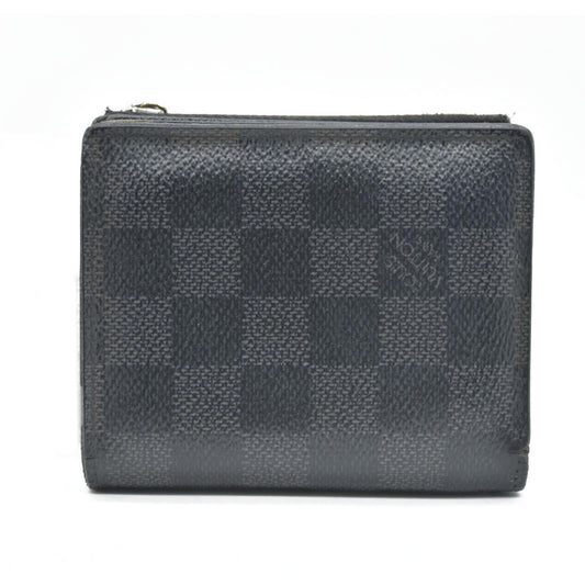 Louis Vuitton Damier Graphite Portefeuille Smart Bifold Wallet Black TS1167