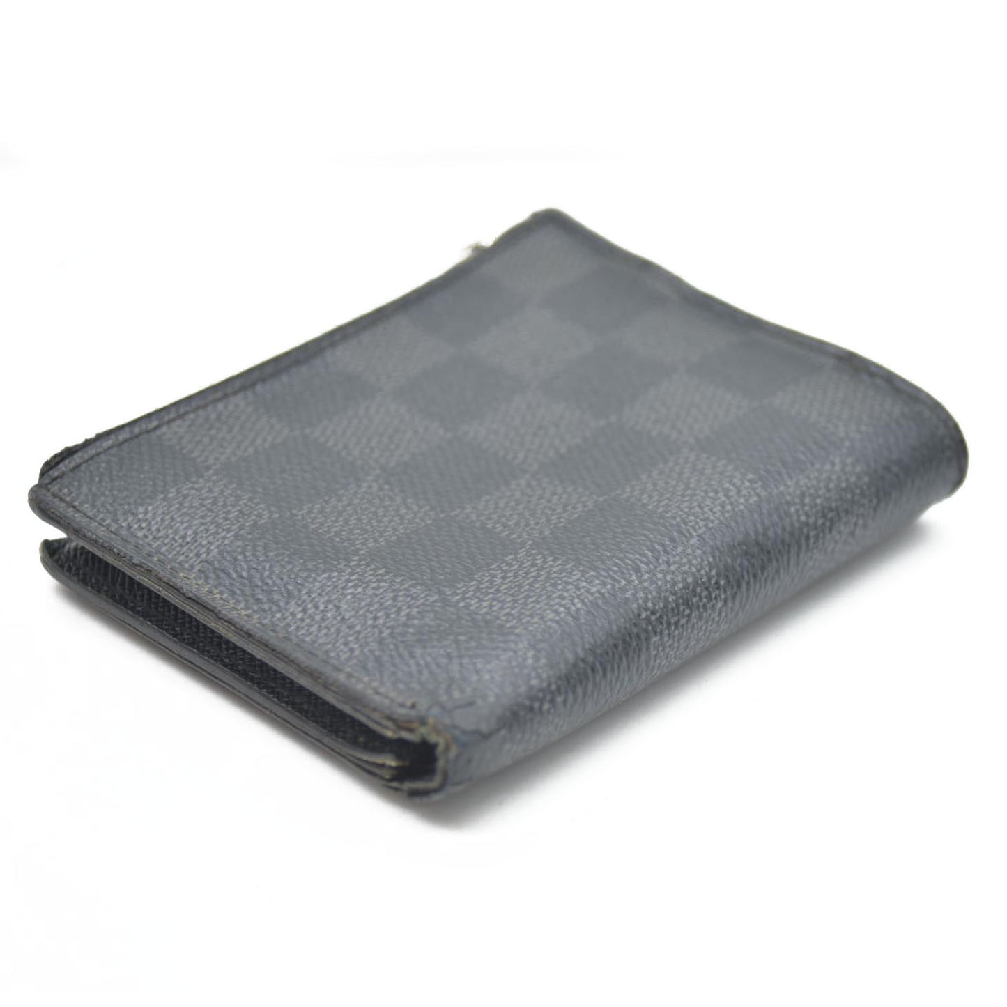 Louis Vuitton Damier Graphite Portefeuille Smart Bifold Wallet Black TS1167