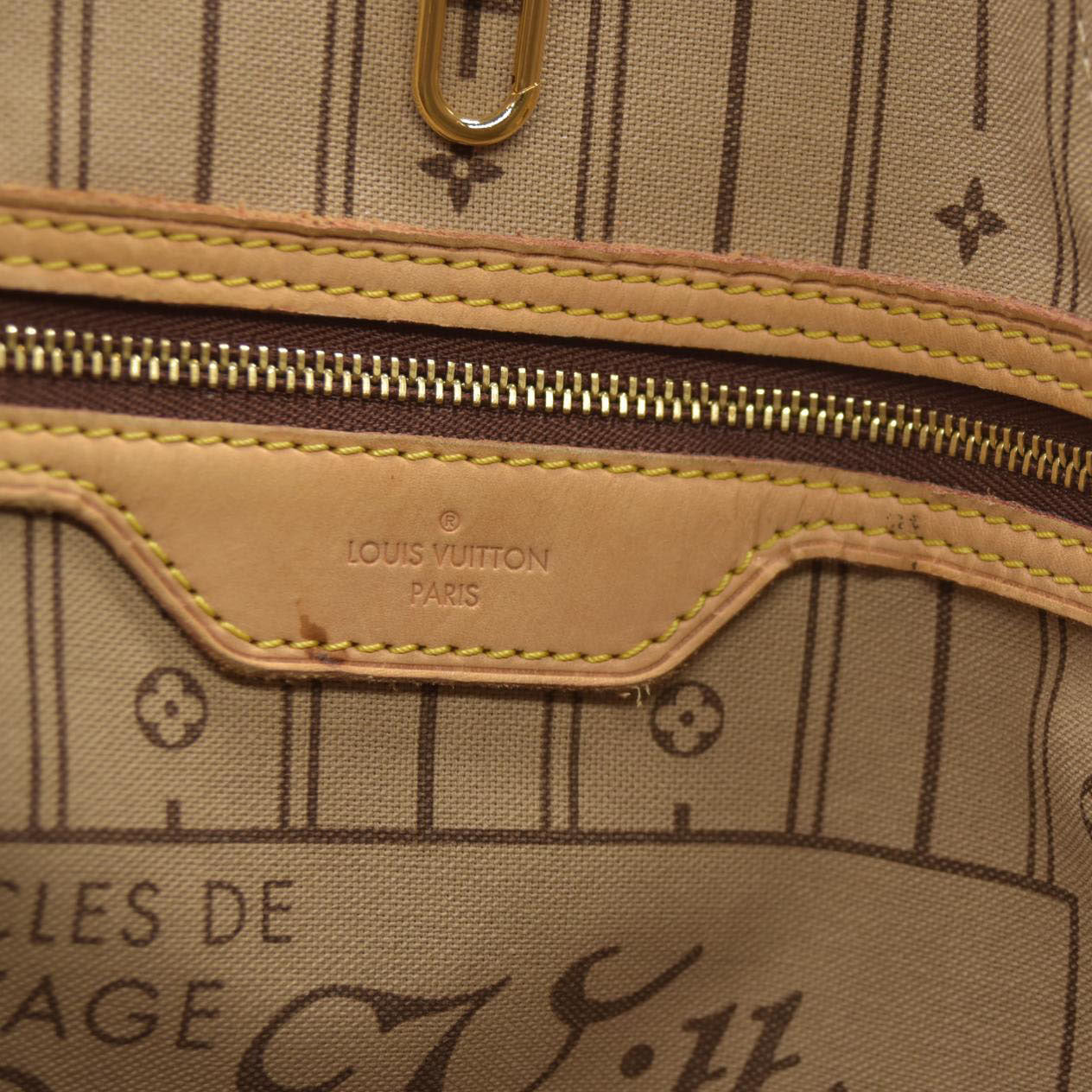 AUCTION $2420 Louis Vuitton  Monogram Neverfull GM