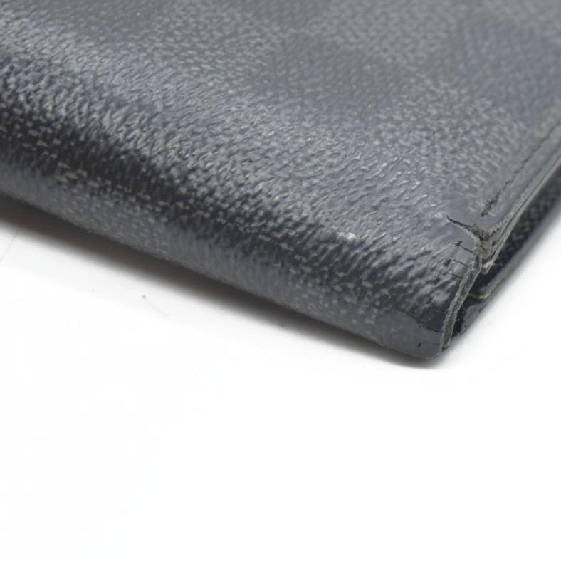 Louis Vuitton Damier Graphite Portefeuille Smart Bifold Wallet Black TS1167