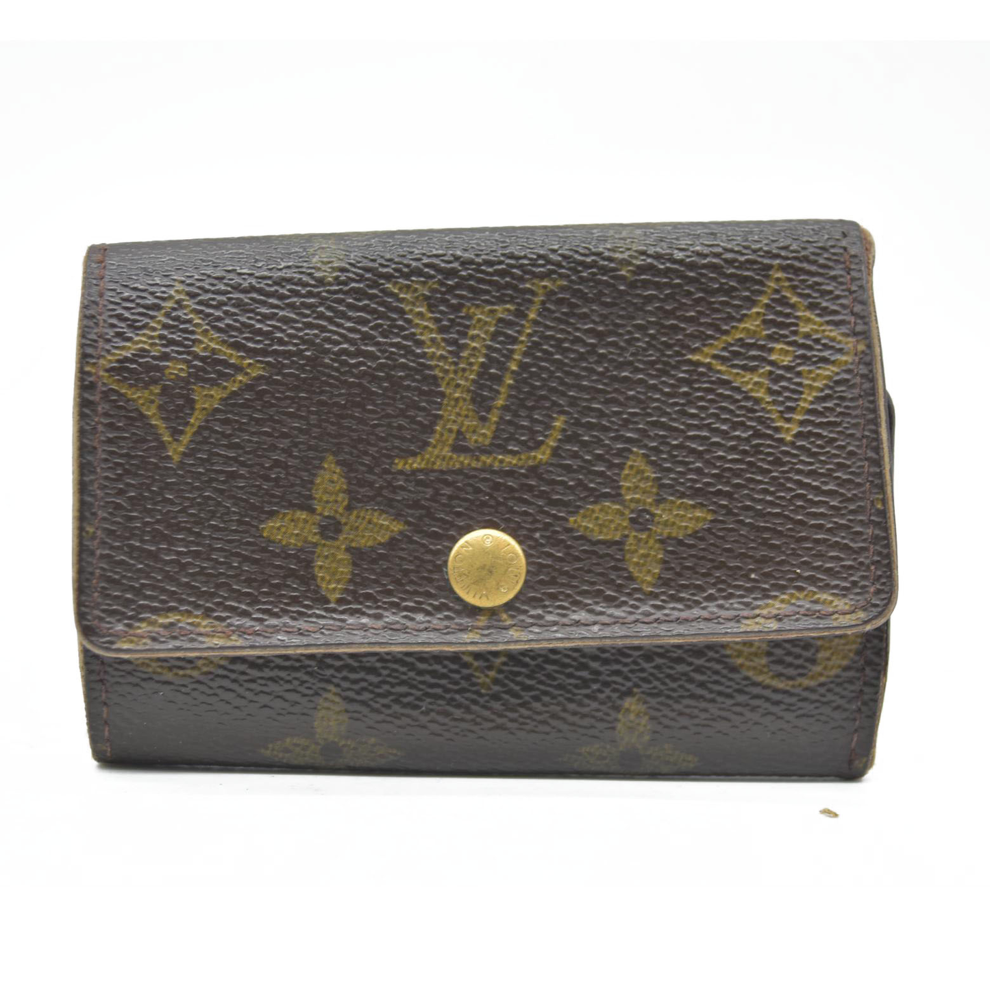 $345 Louis Vuitton Monogram Multicles 6 Ring Key Case Brown CT0064