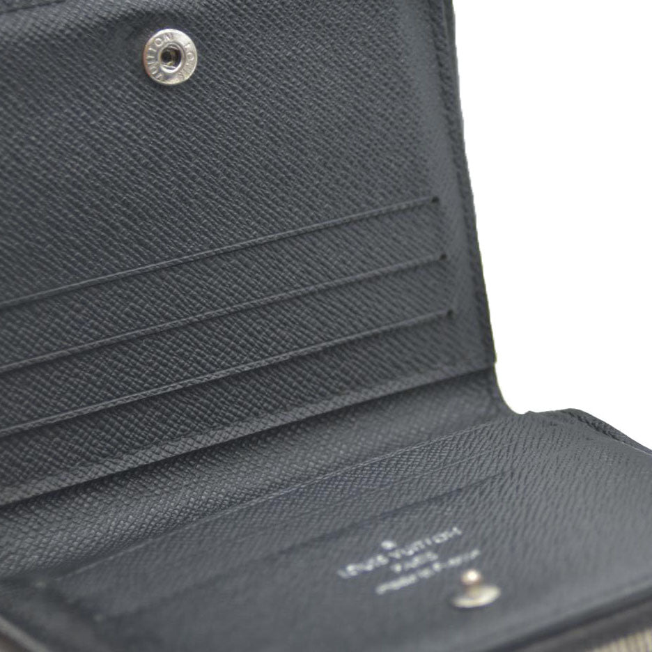 Louis Vuitton Damier Graphite Portefeuille Smart Bifold Wallet Black TS1167