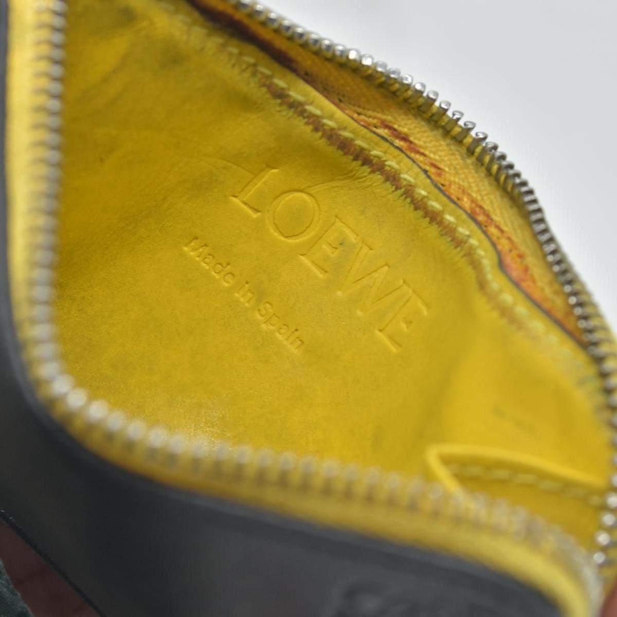 Loewe Black Rainbow Coin Wallet CONSIGNMENT