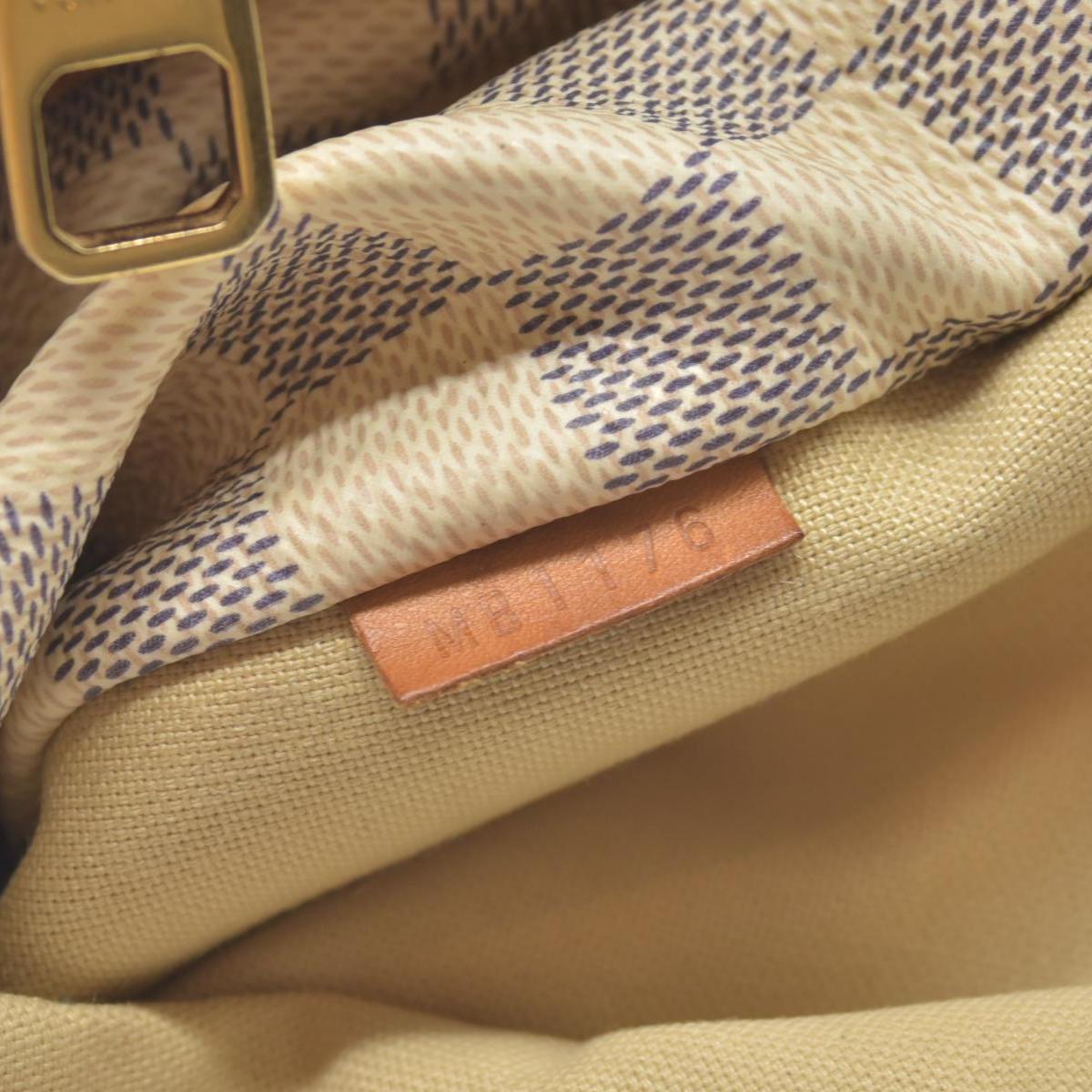 $1270 2016 Louis Vuitton Damier Azur Totally PM MB1176