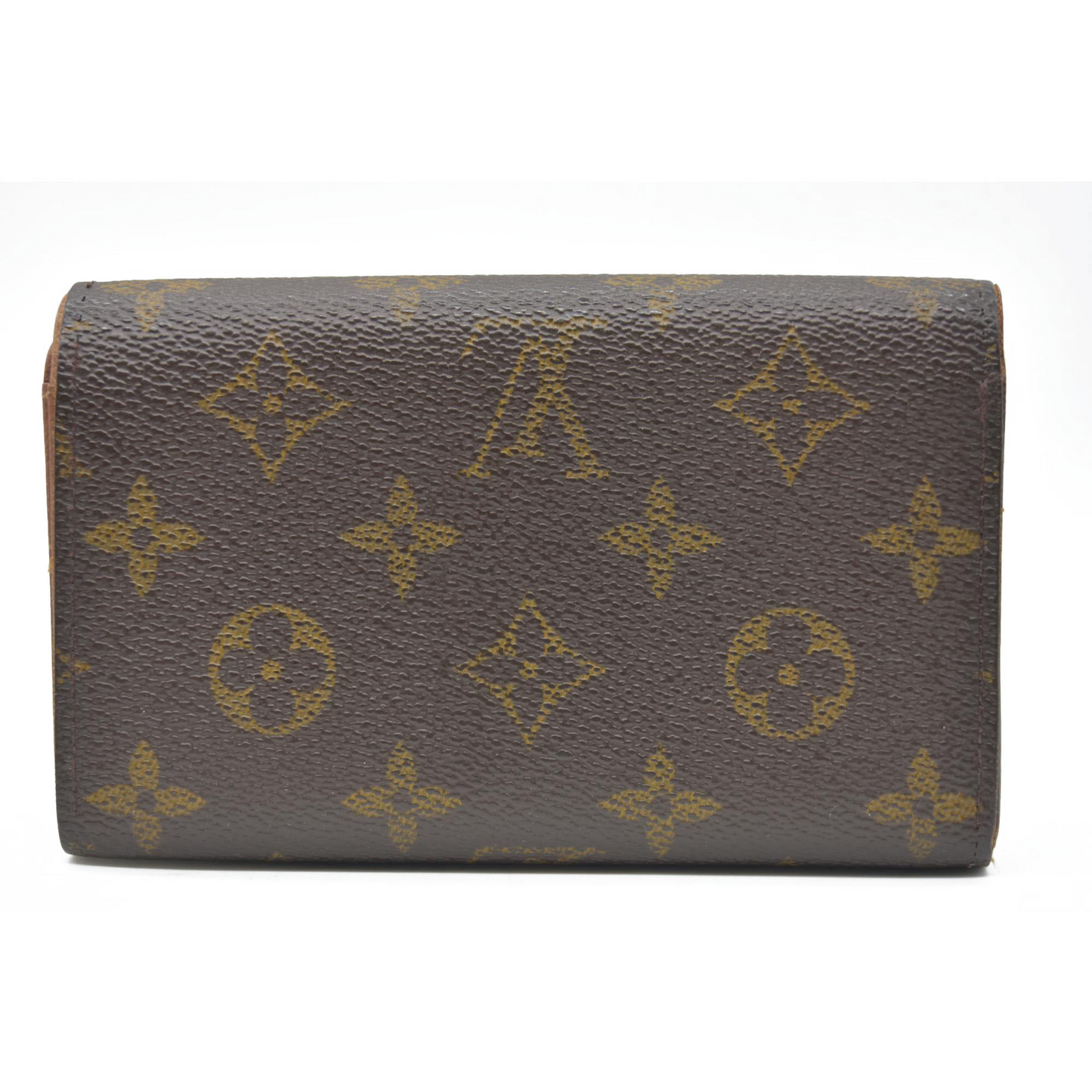 $560 Louis Vuitton Monogram Porte Monnaie Billets Tresor Bifold Wallet CA0959