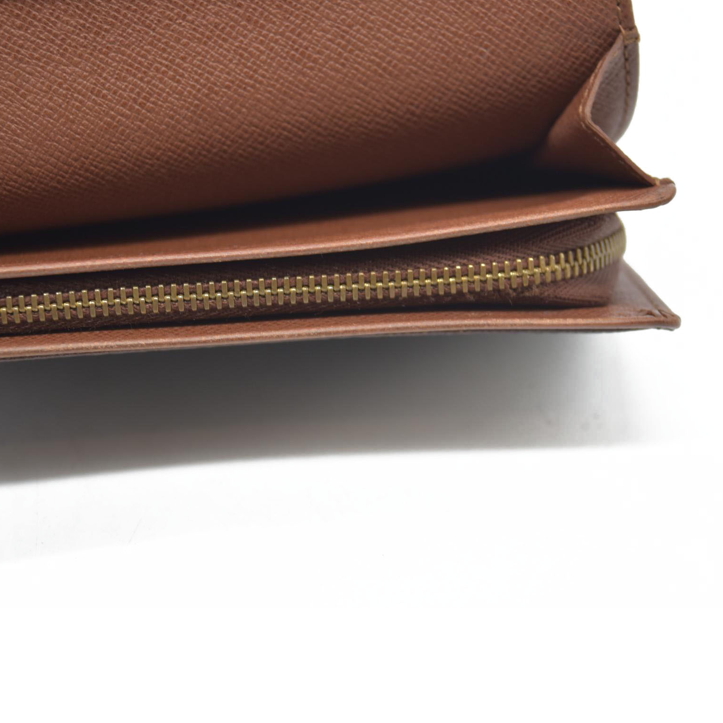 $560 Louis Vuitton Monogram Porte Monnaie Billets Tresor Bifold Wallet CA0959