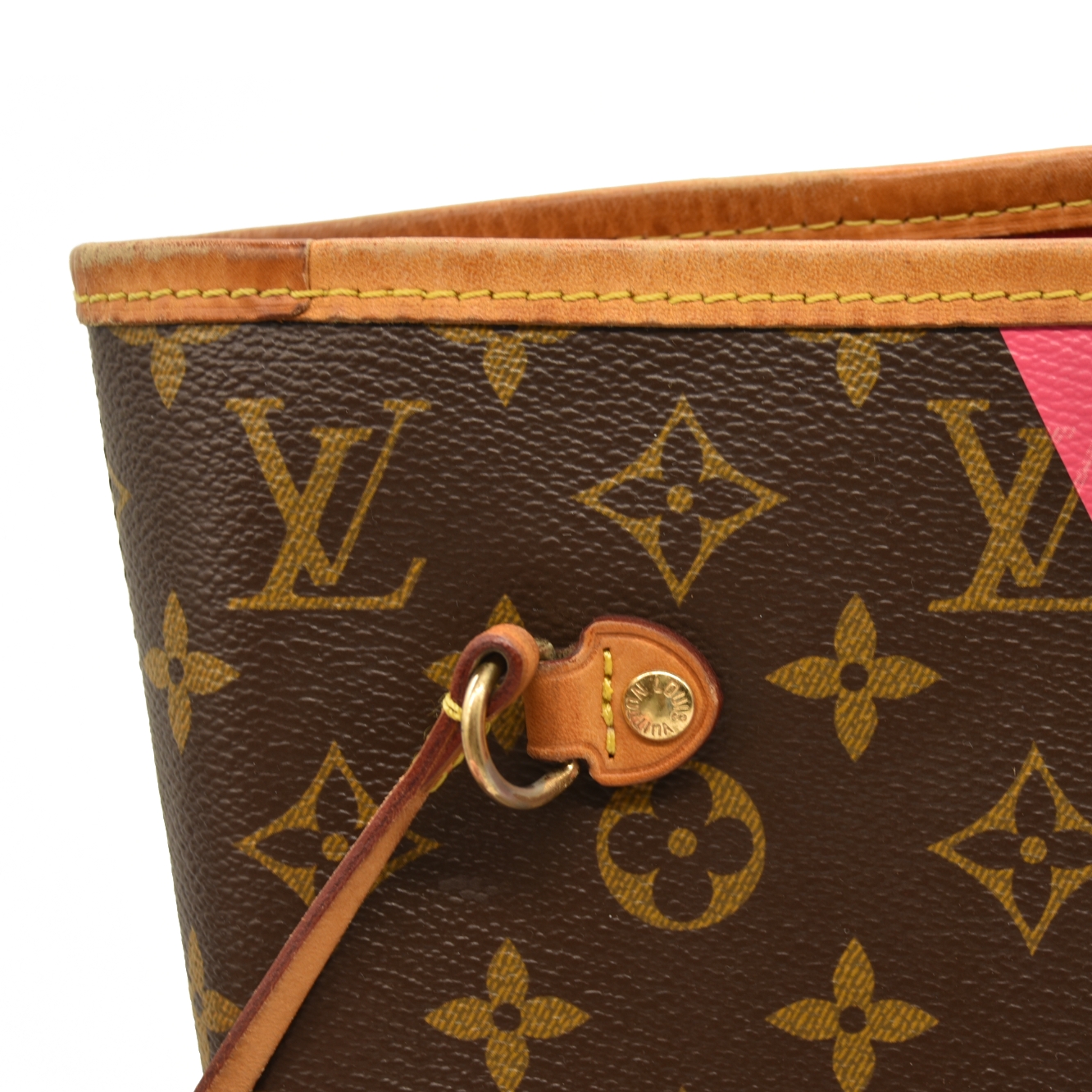 Louis Vuitton Monogram V Neverfull MM Grenade with Pouch CA1125