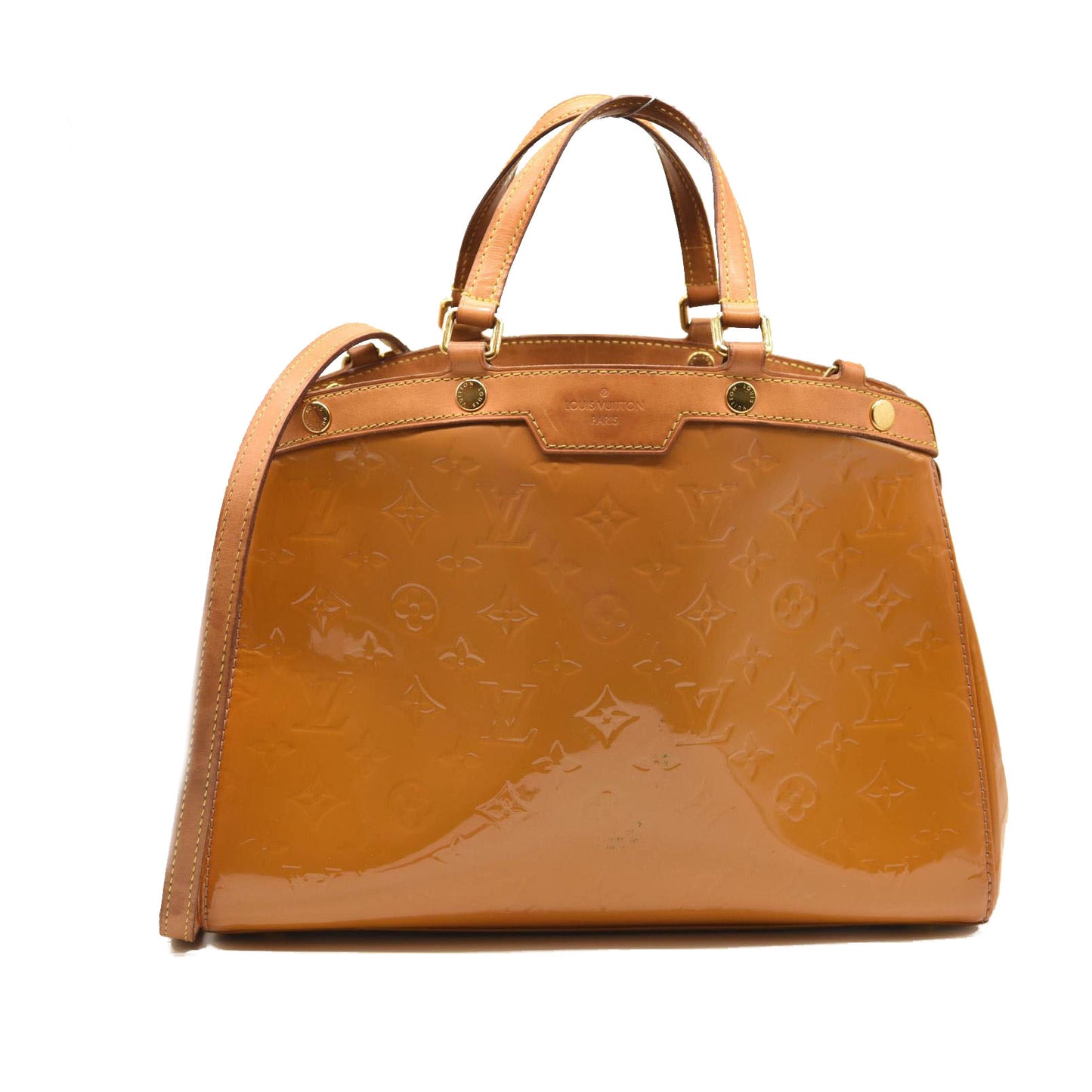 LOUIS VUITTON Vernis Brea MM Bronze