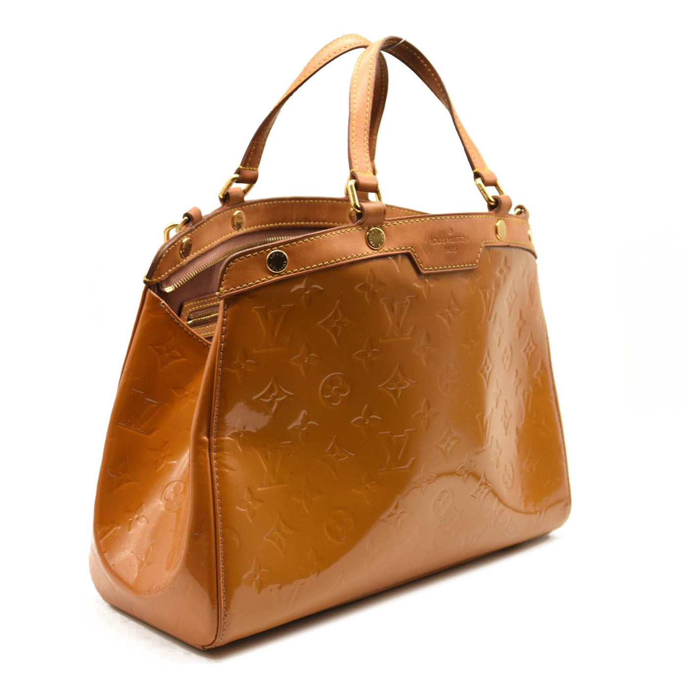 LOUIS VUITTON Vernis Brea MM Bronze