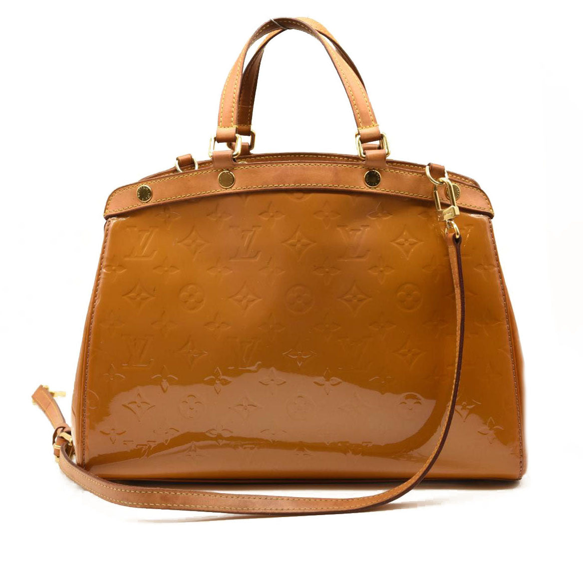 LOUIS VUITTON Vernis Brea MM Bronze