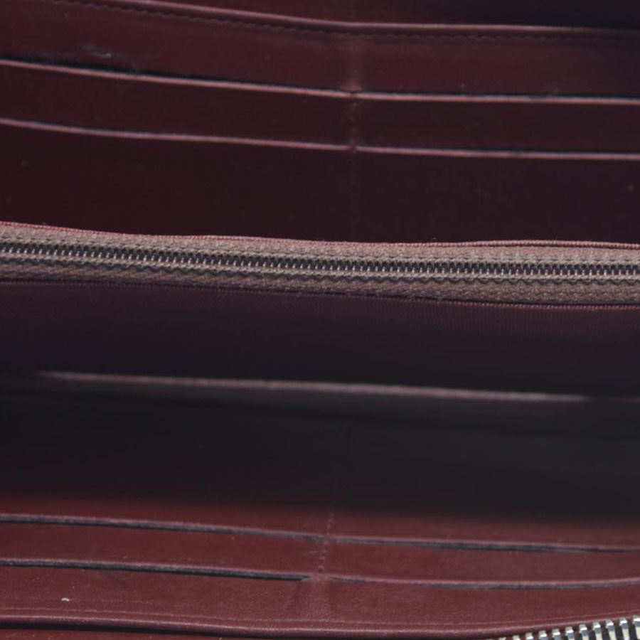 $1200 Chanel 2011 Caviar Leather Zip Around Long Wallet