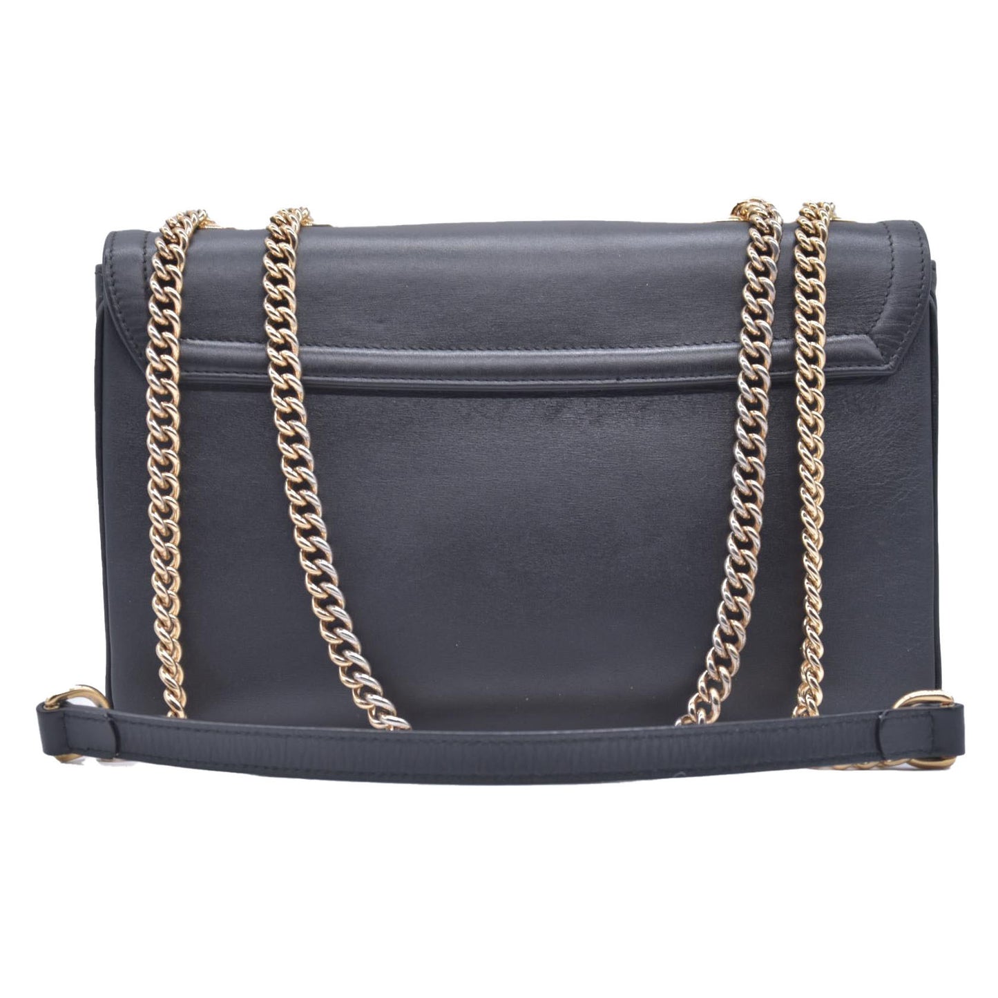 $2980 Gucci Black Calfskin Medium Rajah Shoulder Bag CONSIGNMENT