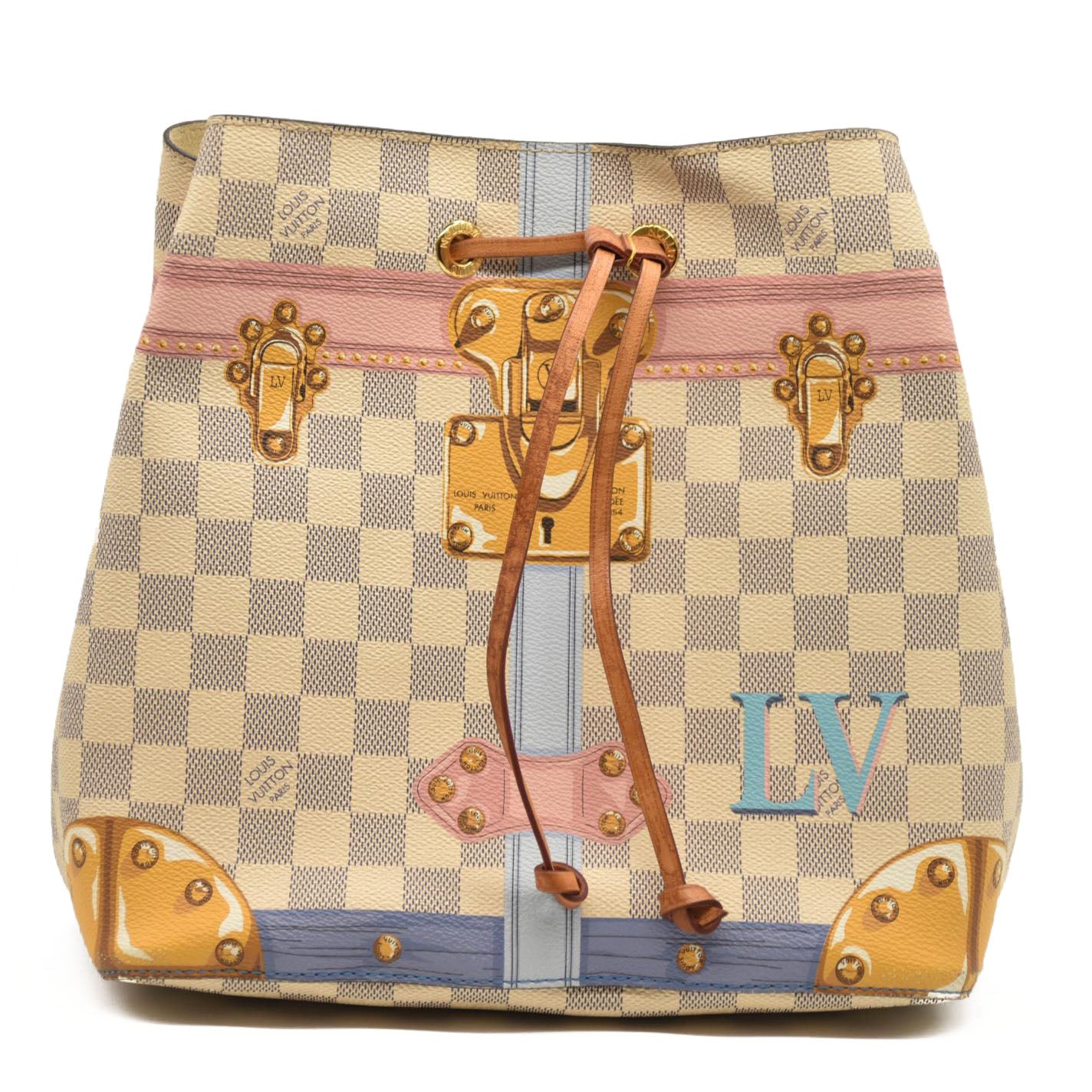 LOUIS VUITTON Damier Azur Summer Trunks Neonoe